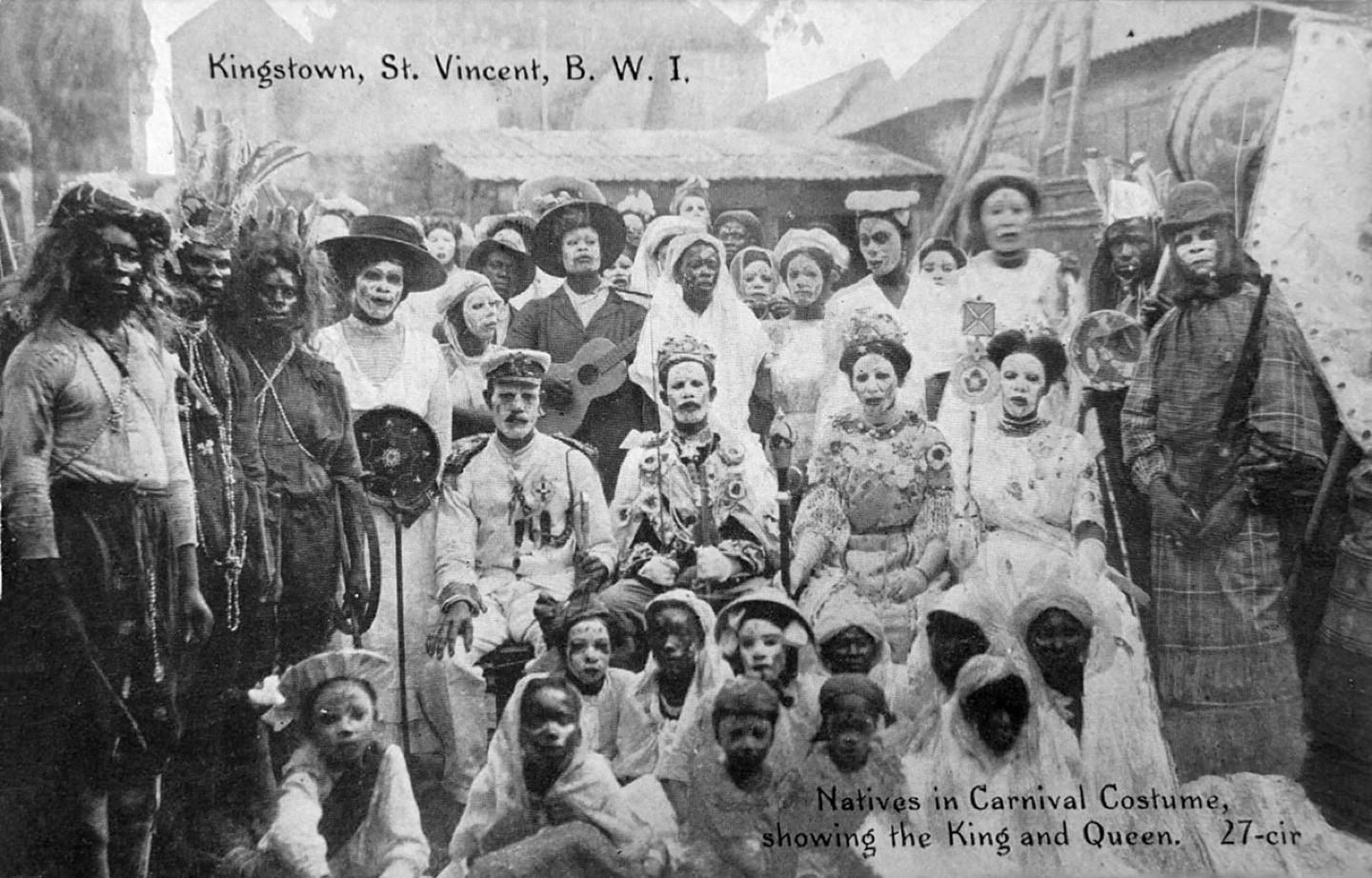Carnival costumes in Kingstown, Saint Vincent