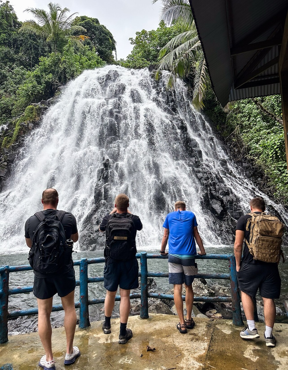 Kepirohi Waterfall on Pohnpei, Federated States of Micronesia