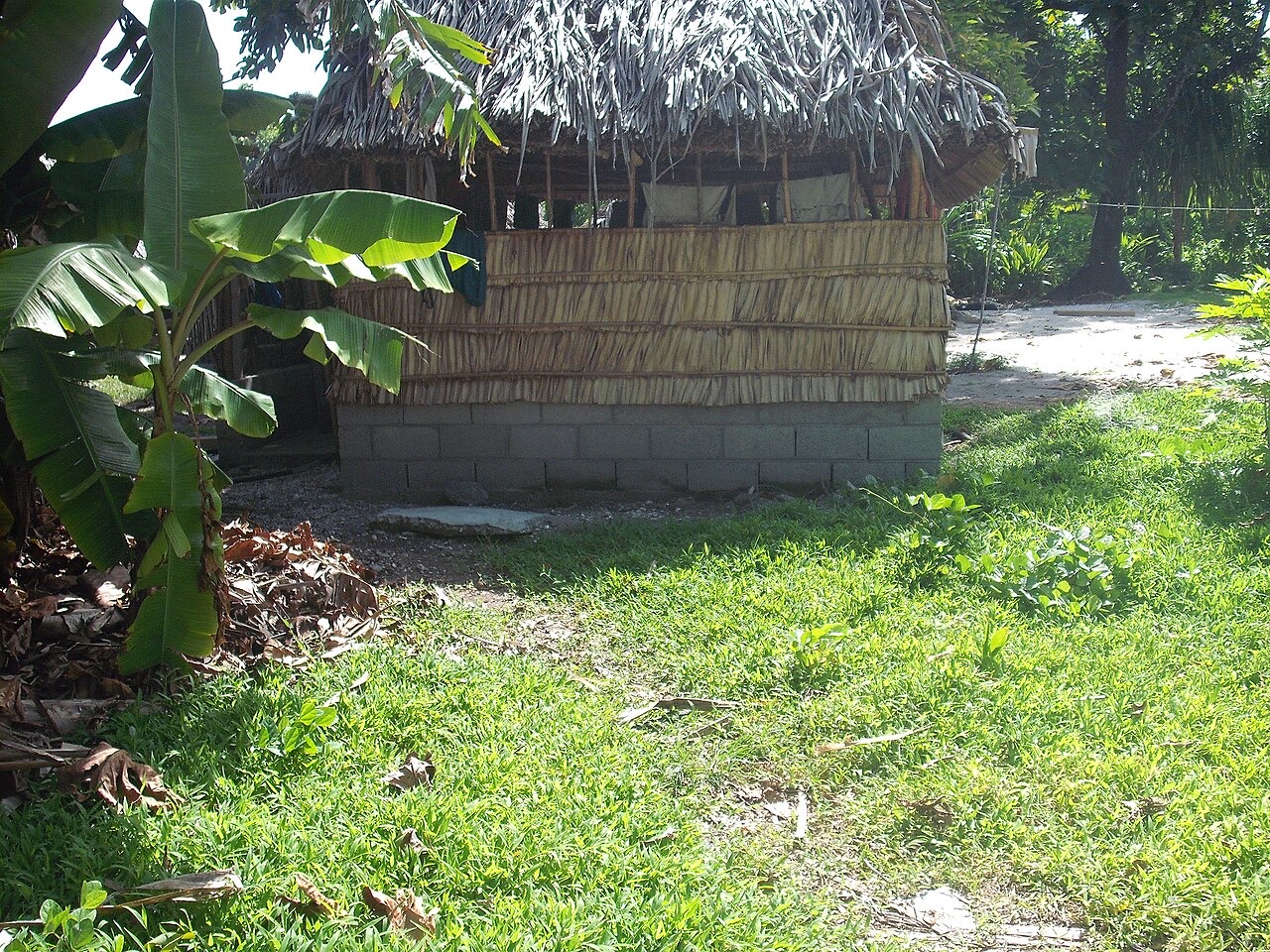 A classroom at Teraaka, Kiribati