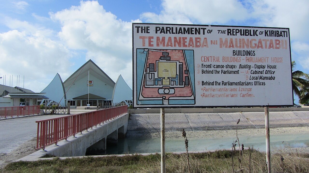 The Parliament of Kiribati on Tarawa