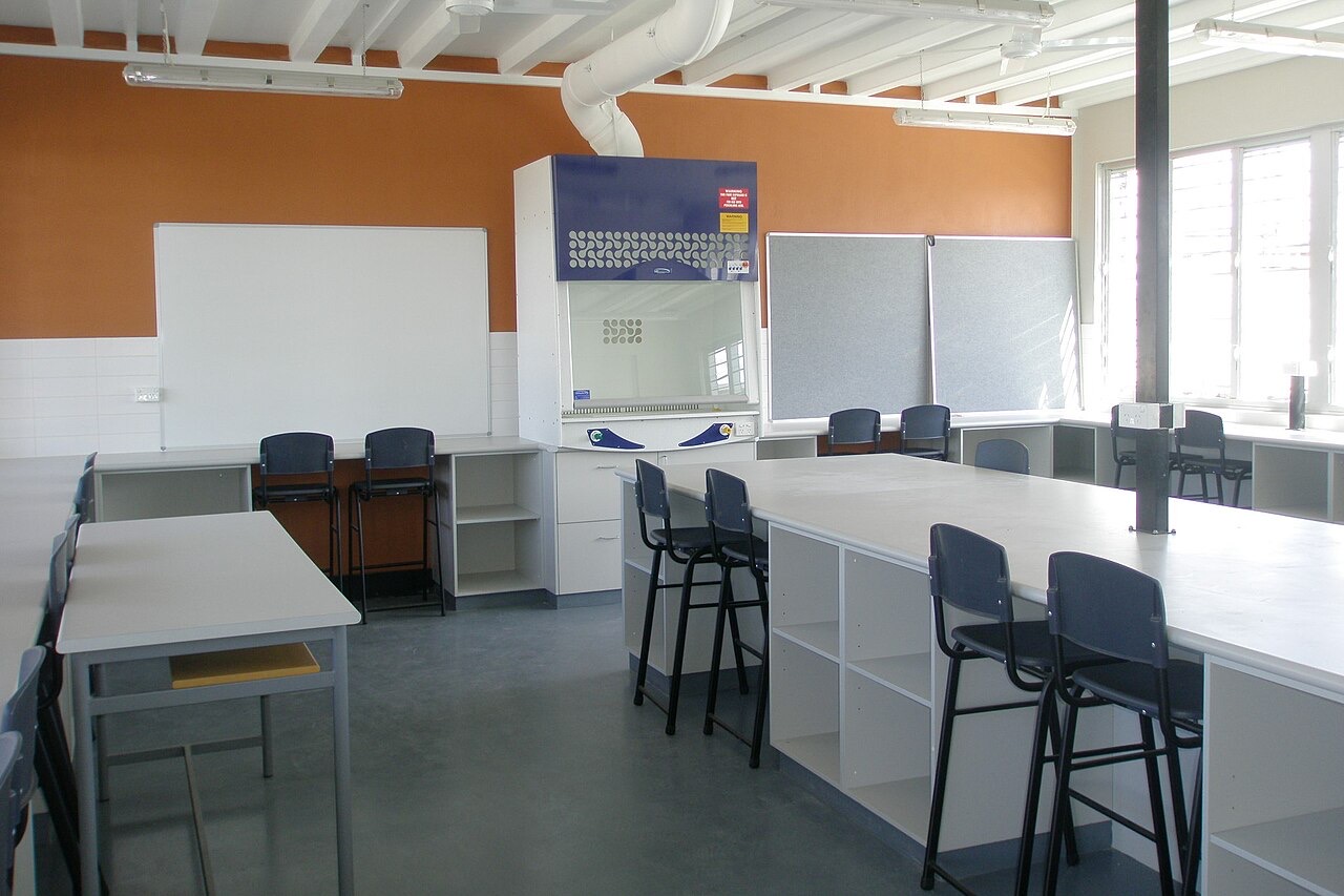 A classroom at Nauru Secondary School