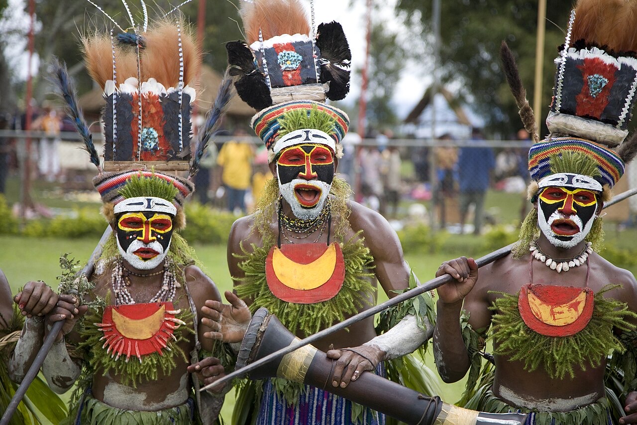 Dancers at the Goroka Show, Papua New Guinea