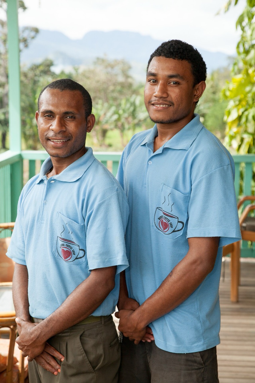 A coffee shop supporting City Mission Farm, Papua New Guinea