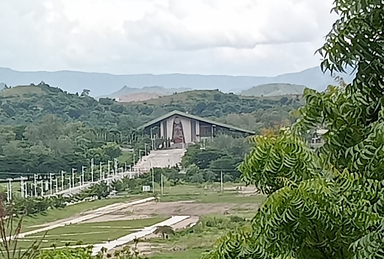 The Parliament House in Port Moresby, Papua New Guinea