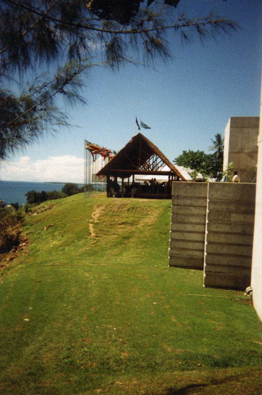 The National Parliament Building in Honiara, Solomon Islands