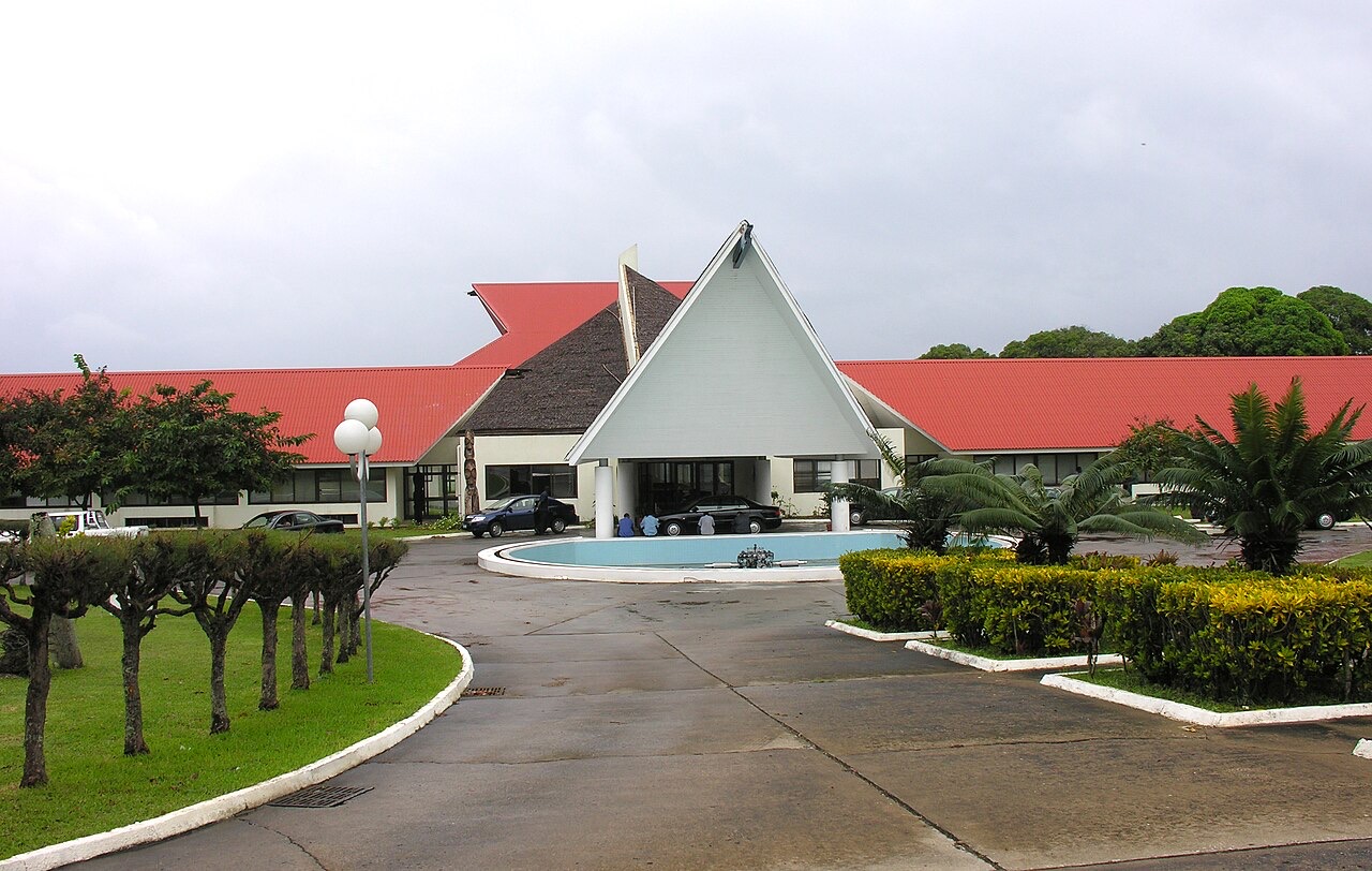 The Parliament building in Port Vila, Vanuatu