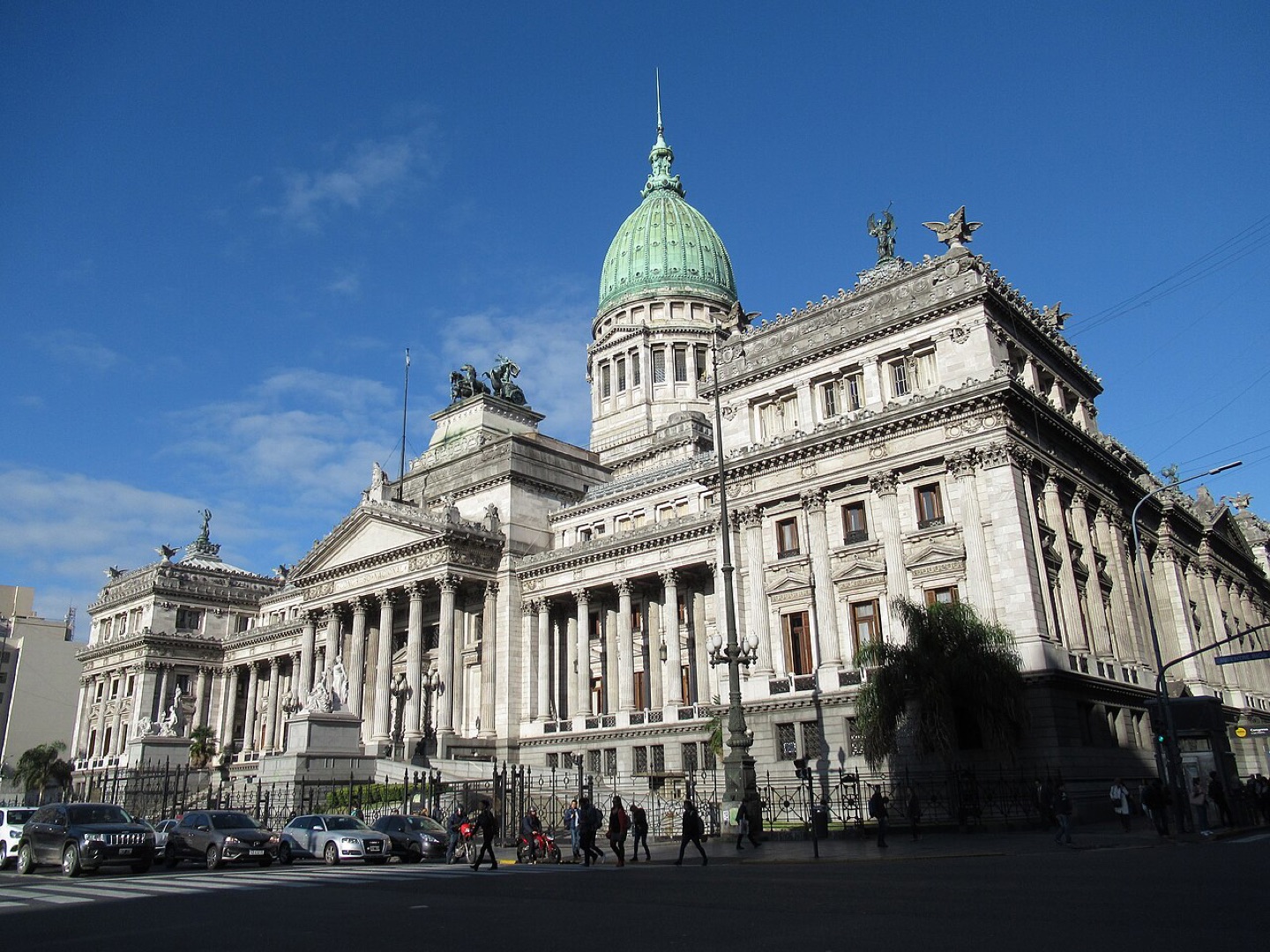 The National Congress building in Buenos Aires, Argentina