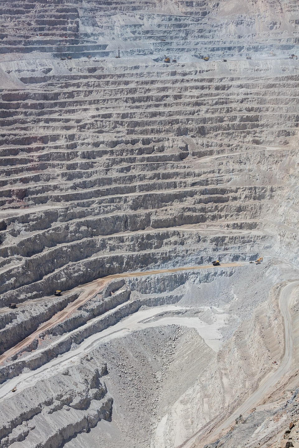 The Chuquicamata copper mine near Calama, Chile