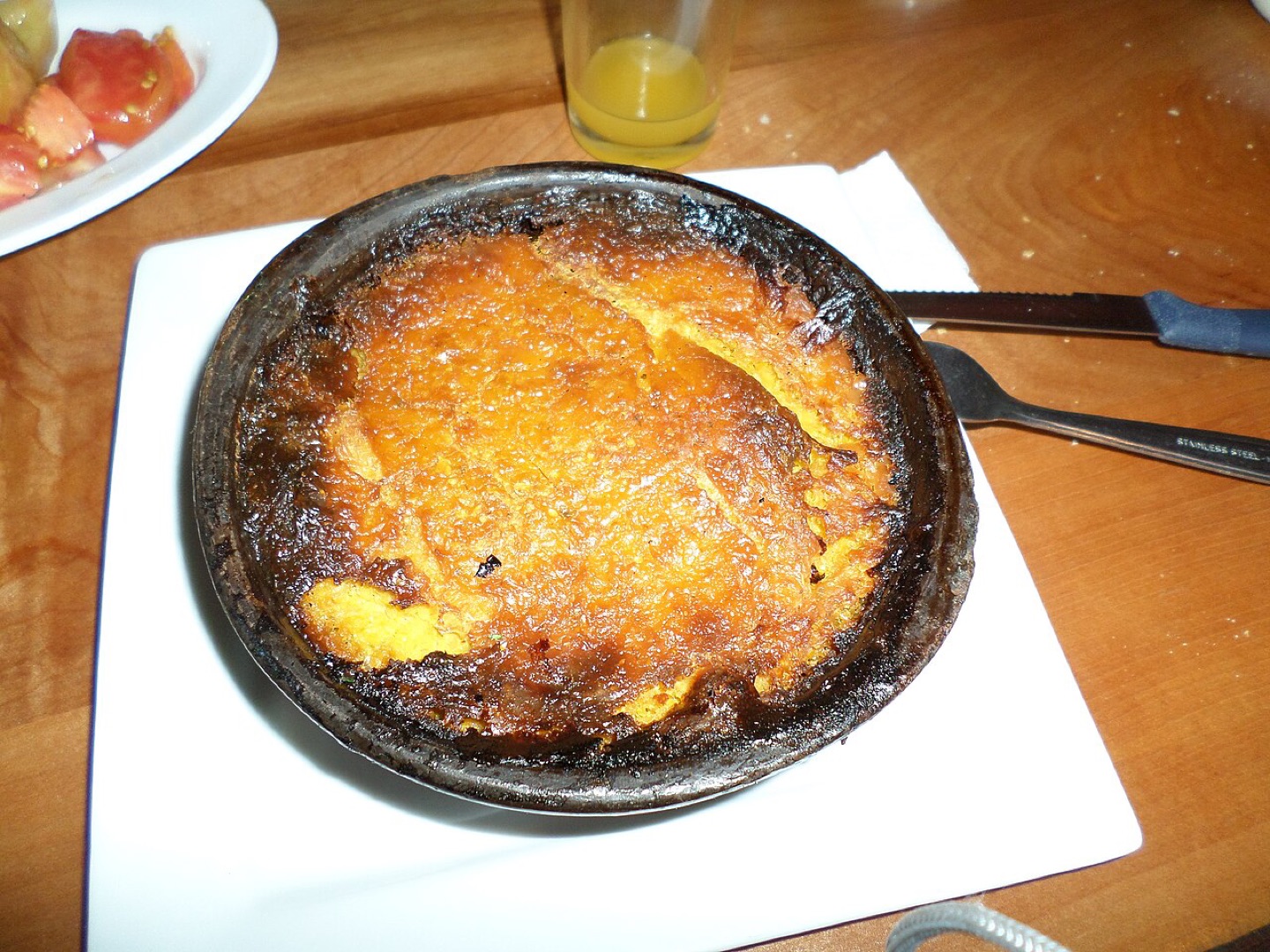 Pastel de choclo, a traditional Chilean dish