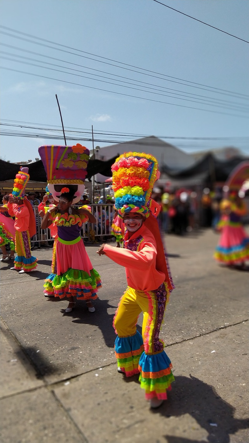 Traditional carnival clothing in Barranquilla, Colombia