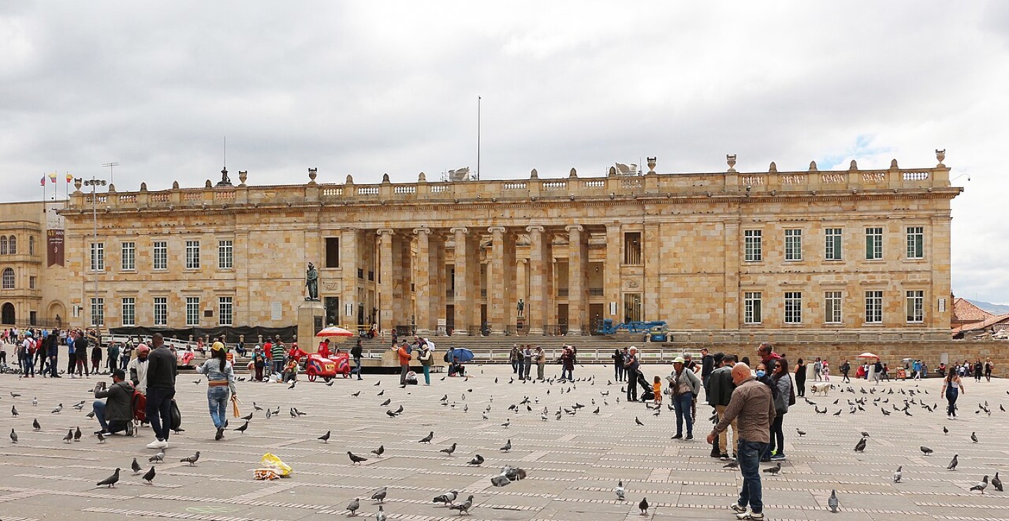 The National Capitol building in Bogotá, Colombia