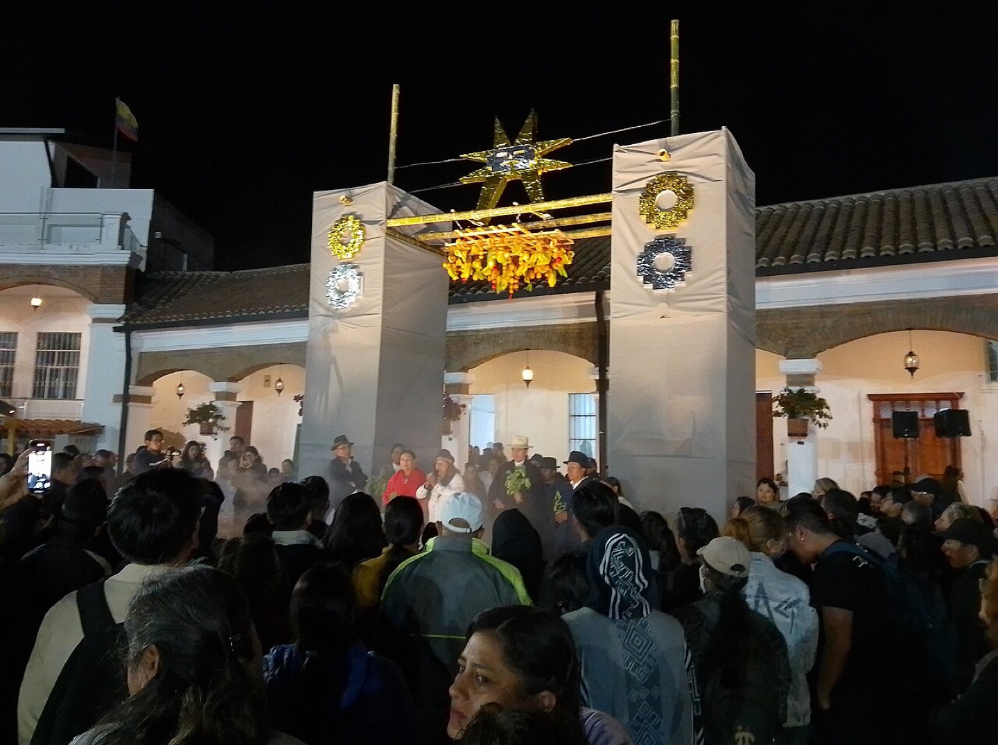 Inti Raymi celebrations in Otavalo, Ecuador
