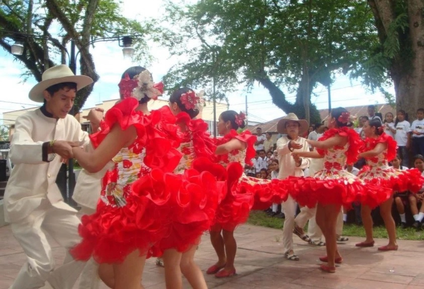 Joropo dancers in Venezuela
