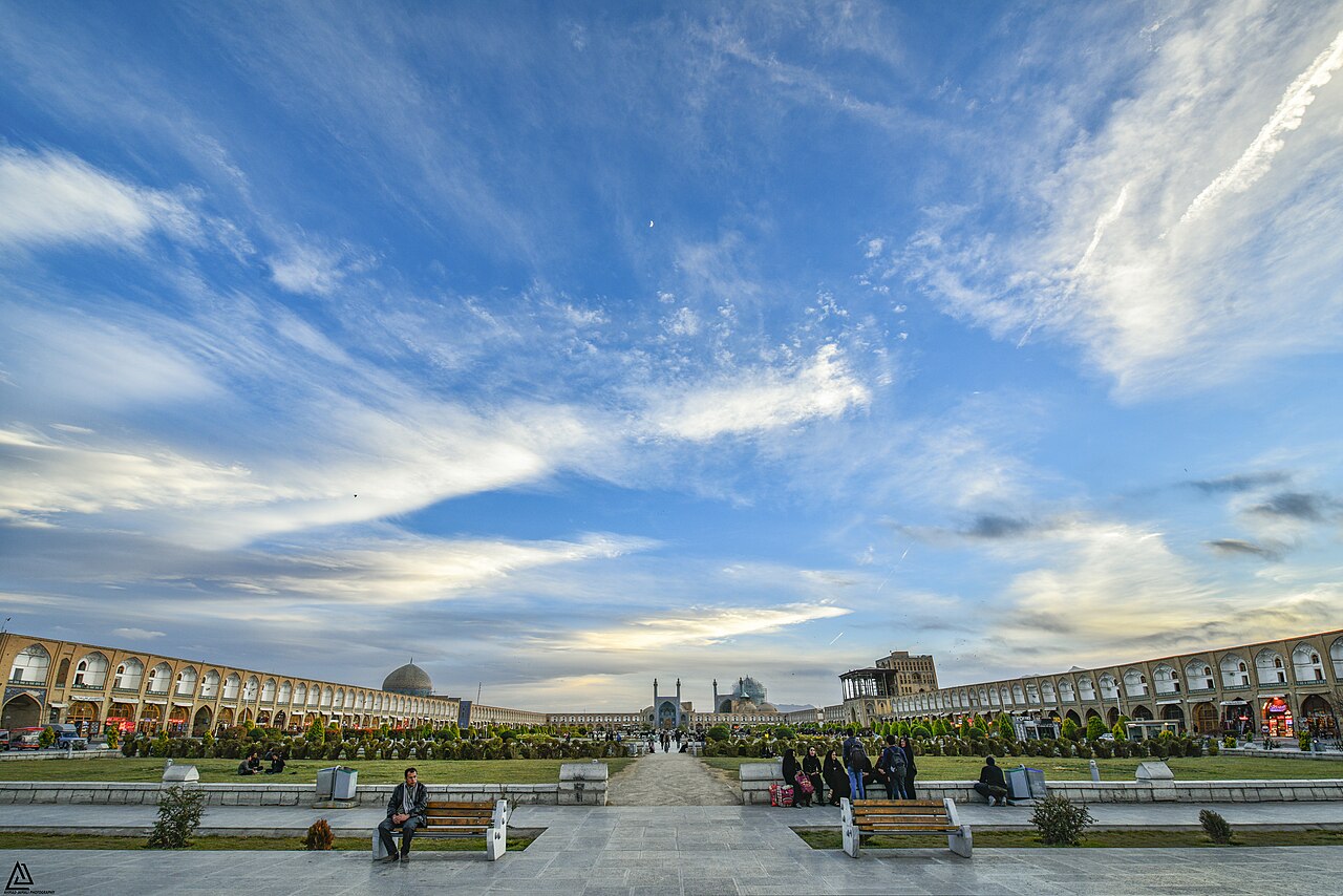 Naqsh-e Jahan Square and its Safavid buildings in Isfahan, Iran