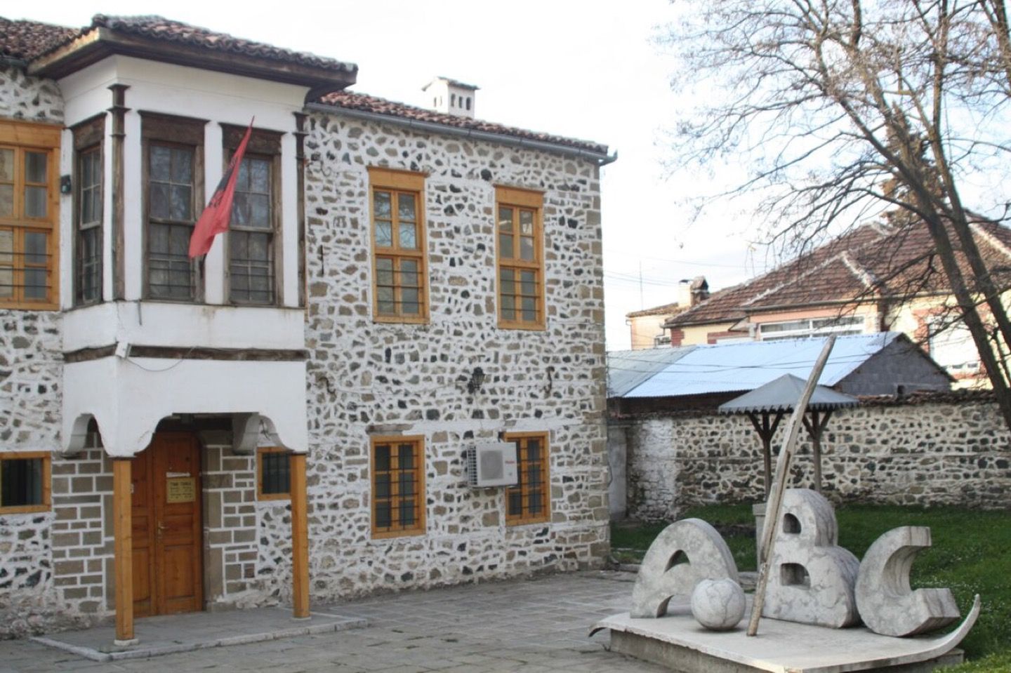 The Mësonjëtorja school building in Korçë, now the National Museum of Education