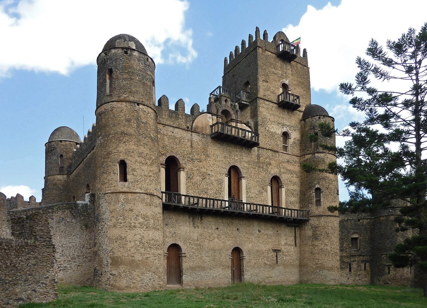 Fasilides Palace in Gondar, Ethiopia