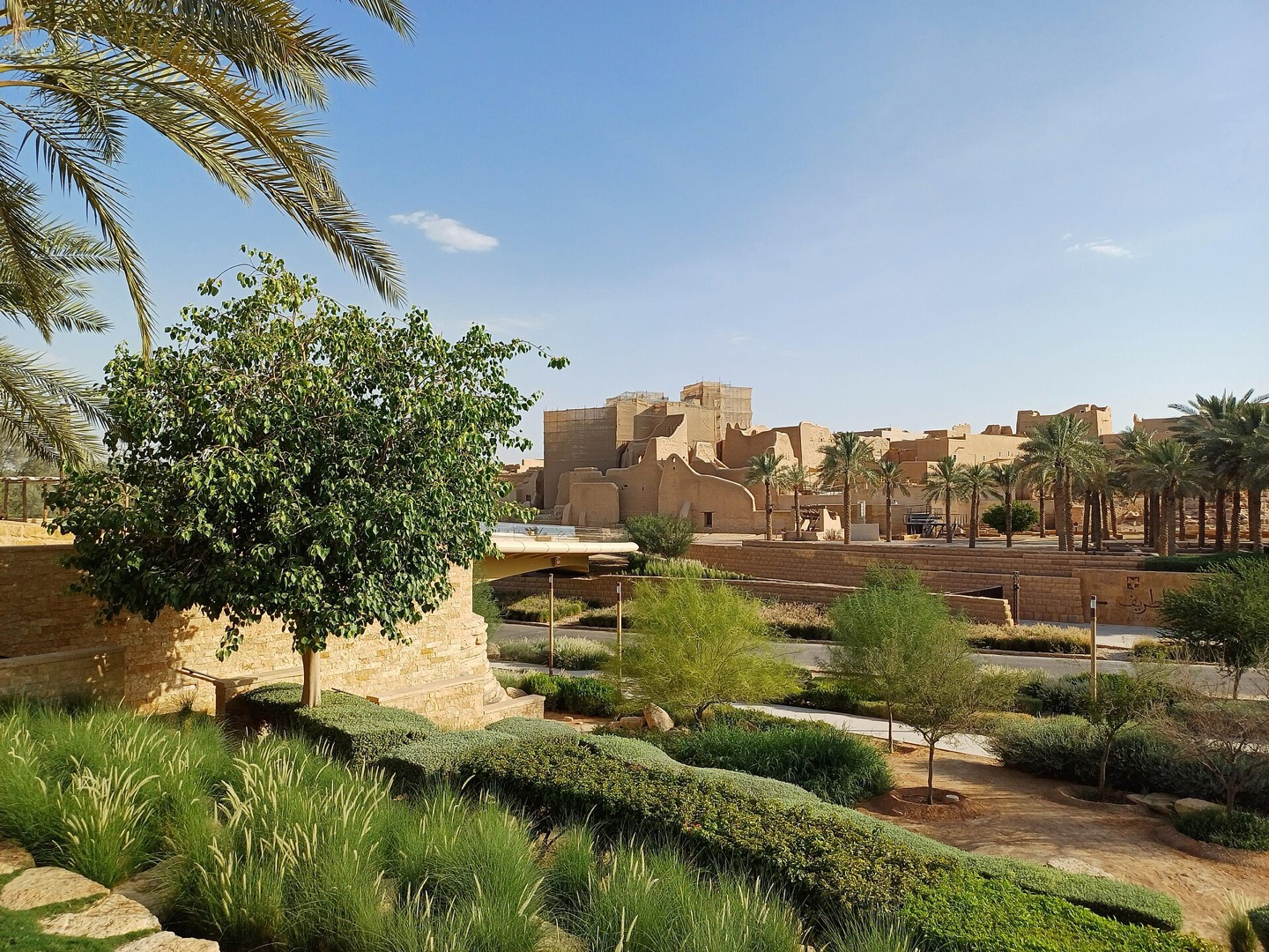 The historic At-Turaif district in Diriyah, Saudi Arabia