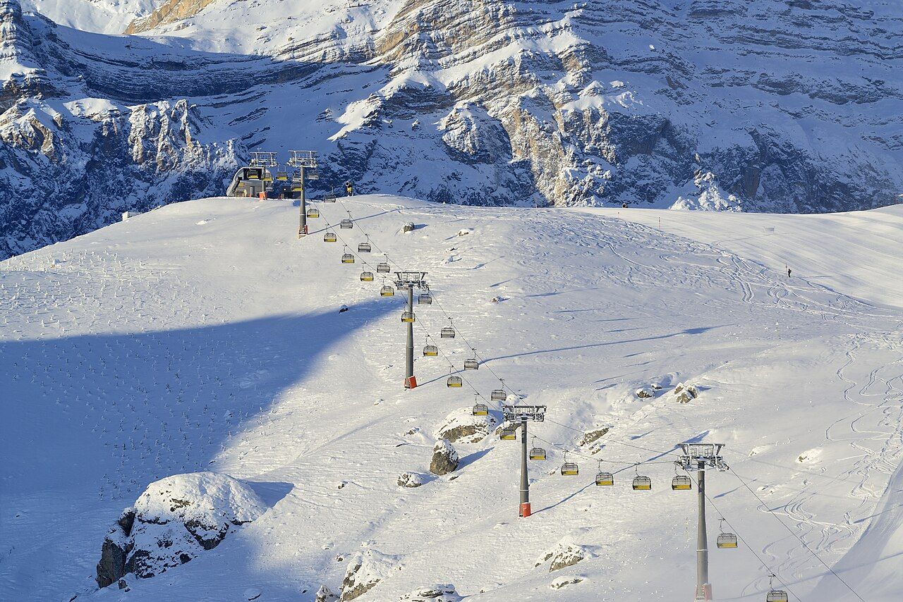 The mountains of Shahdag in Azerbaijan