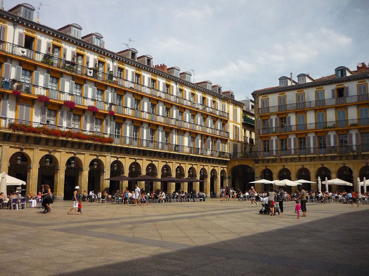 Constitution Square in San Sebastián
