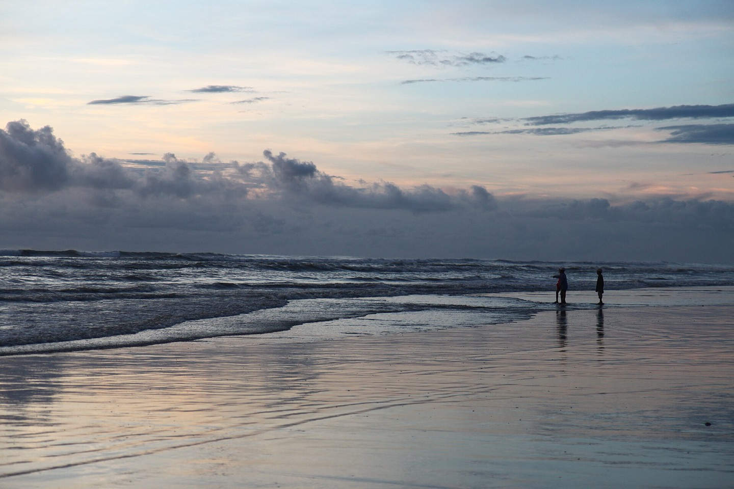 Dusk on the beach at Cox’s Bazar, Bangladesh