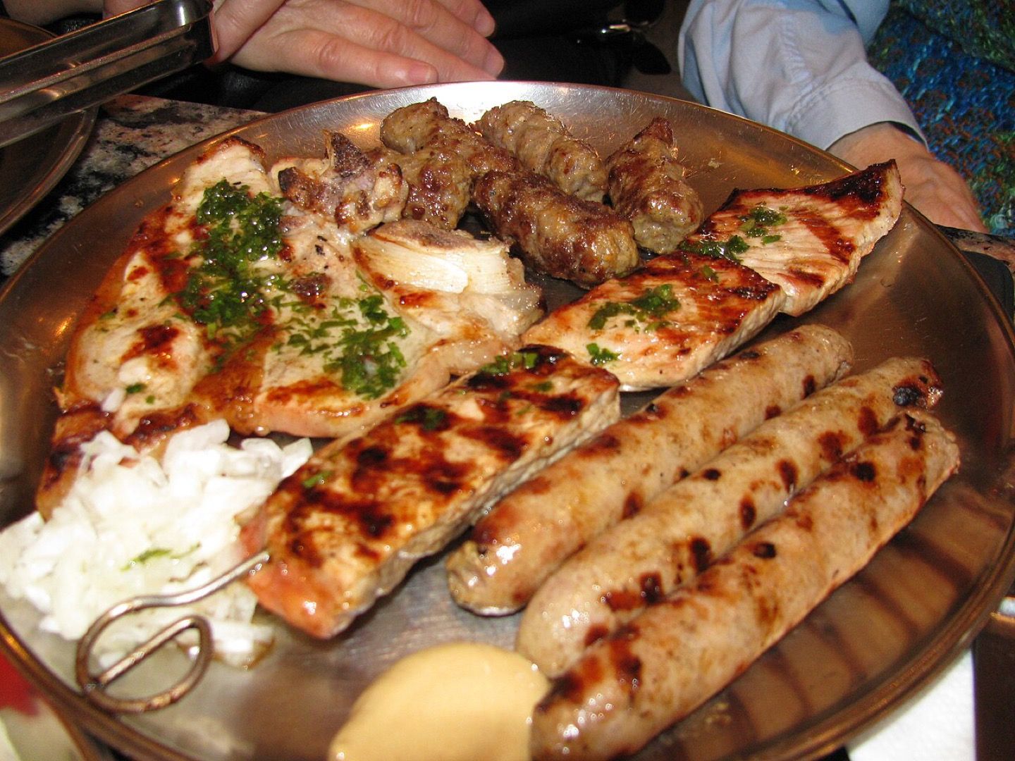 A traditional Bosnian meal