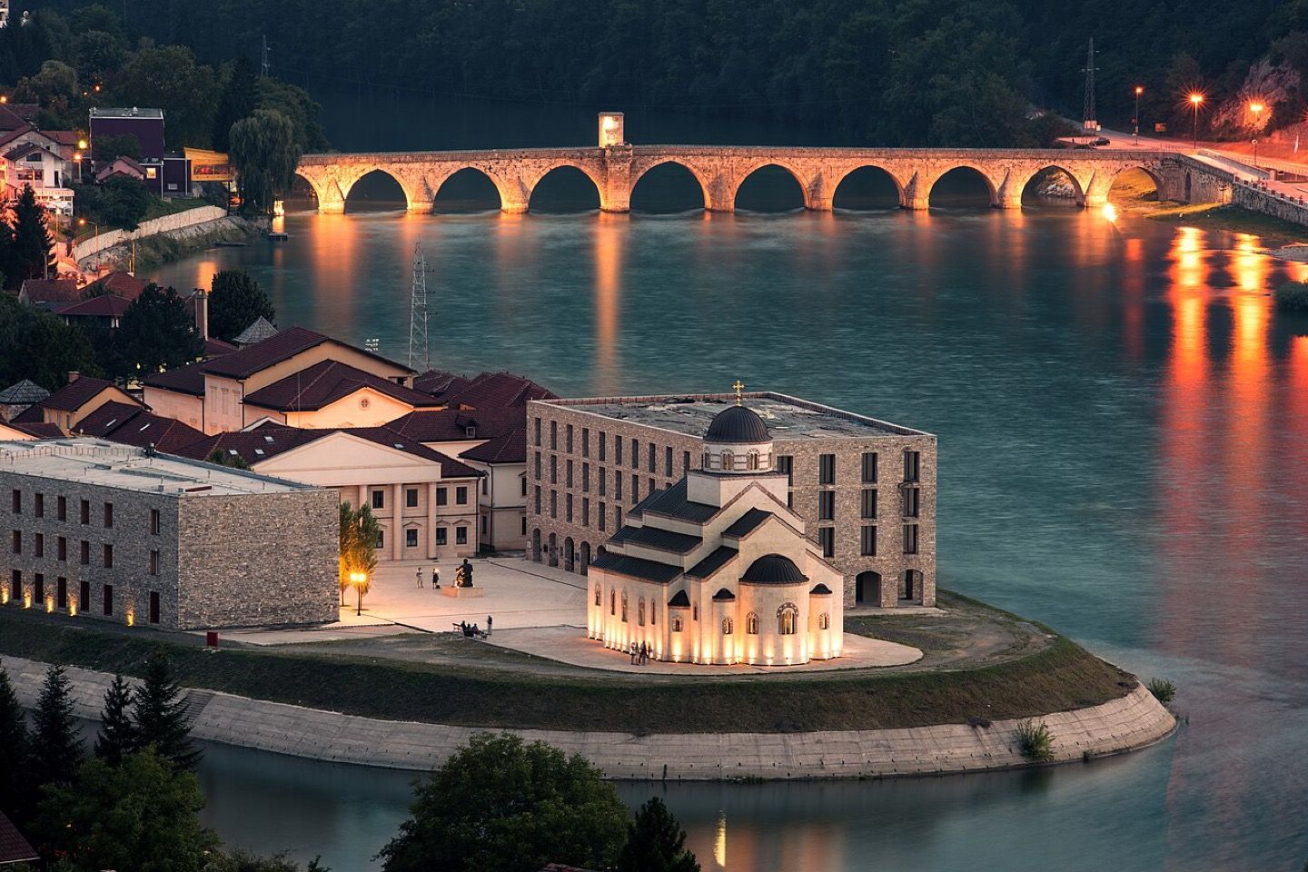 The bridge over the Drina in Višegrad