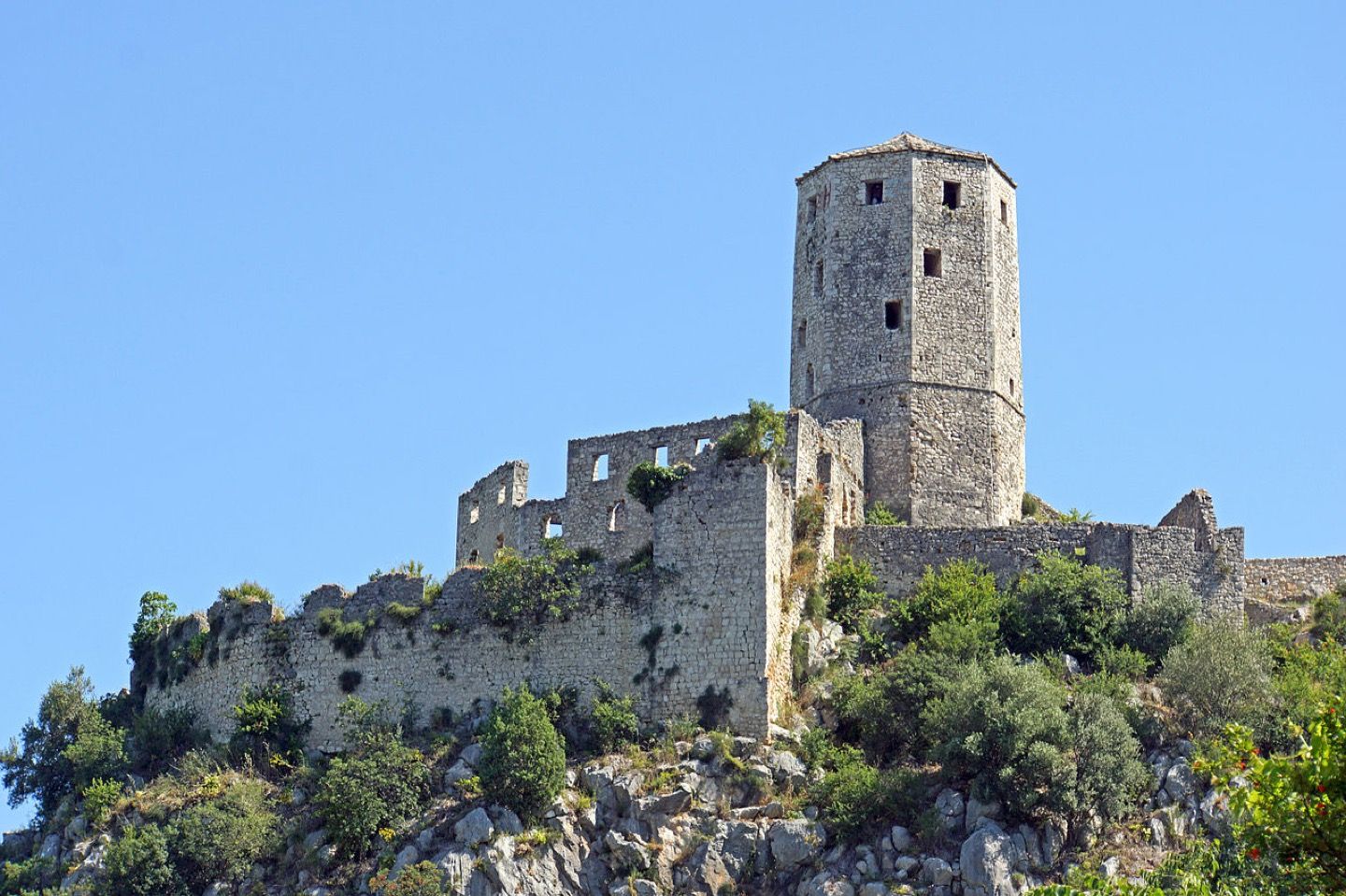 The hillside village of Počitelj