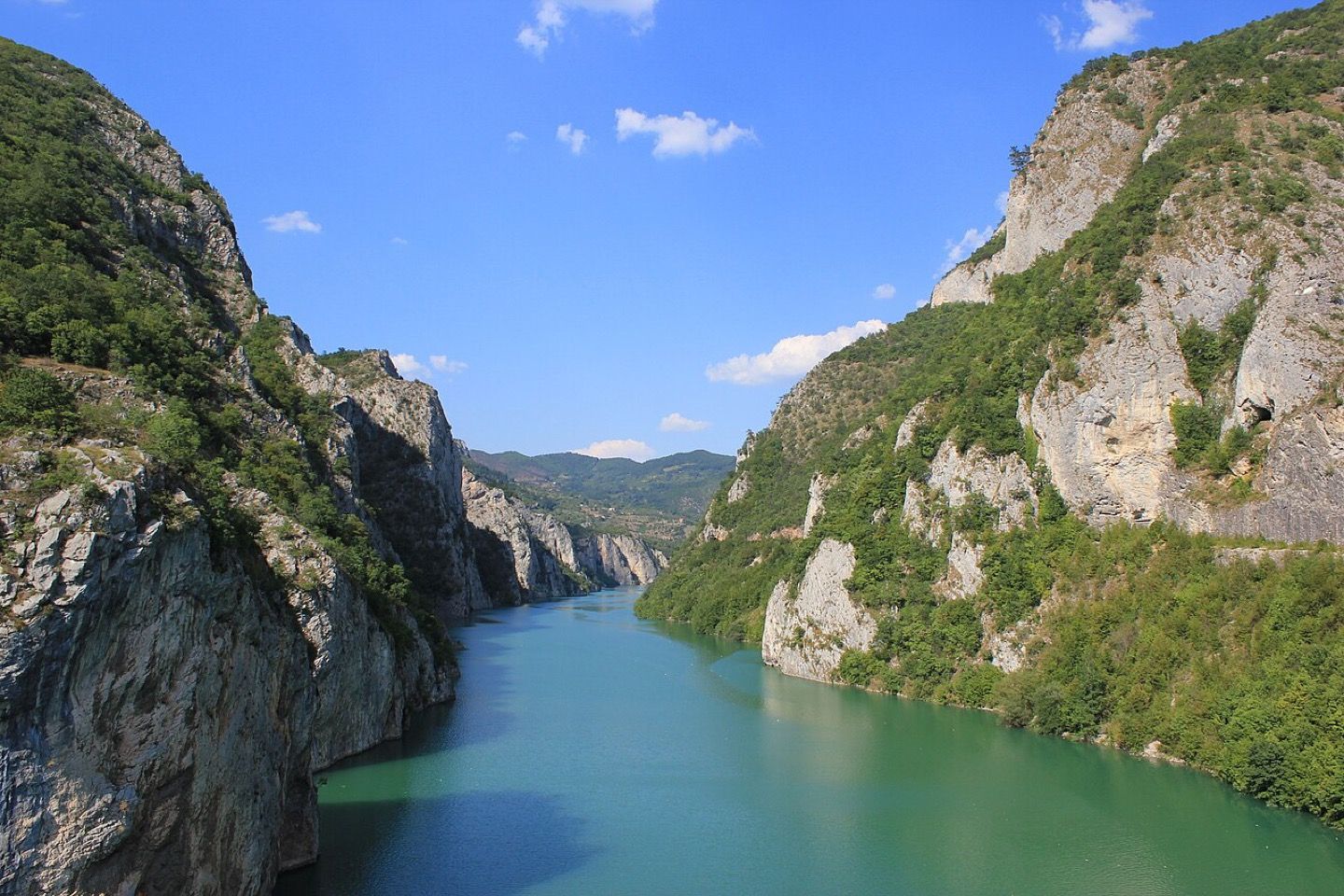 The Drina canyon