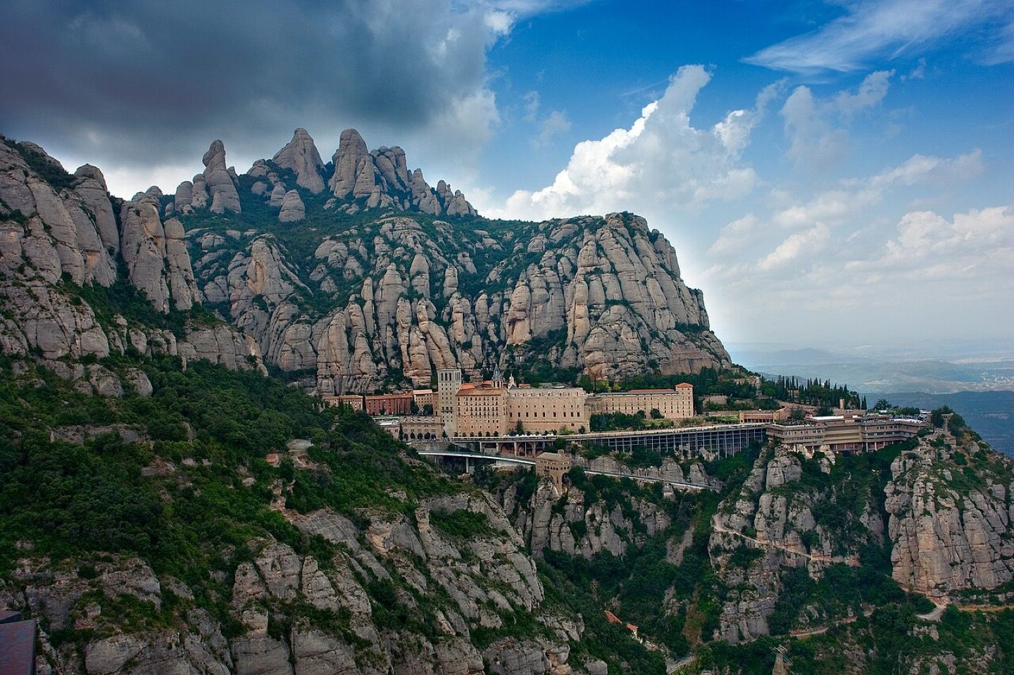 The monastery at Montserrat
