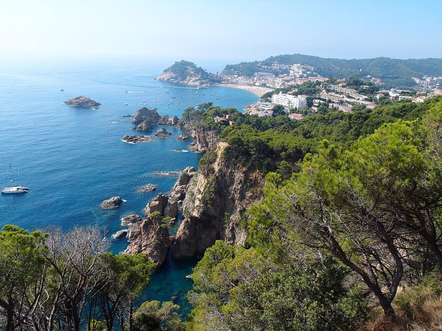 The coves of Tossa de Mar
