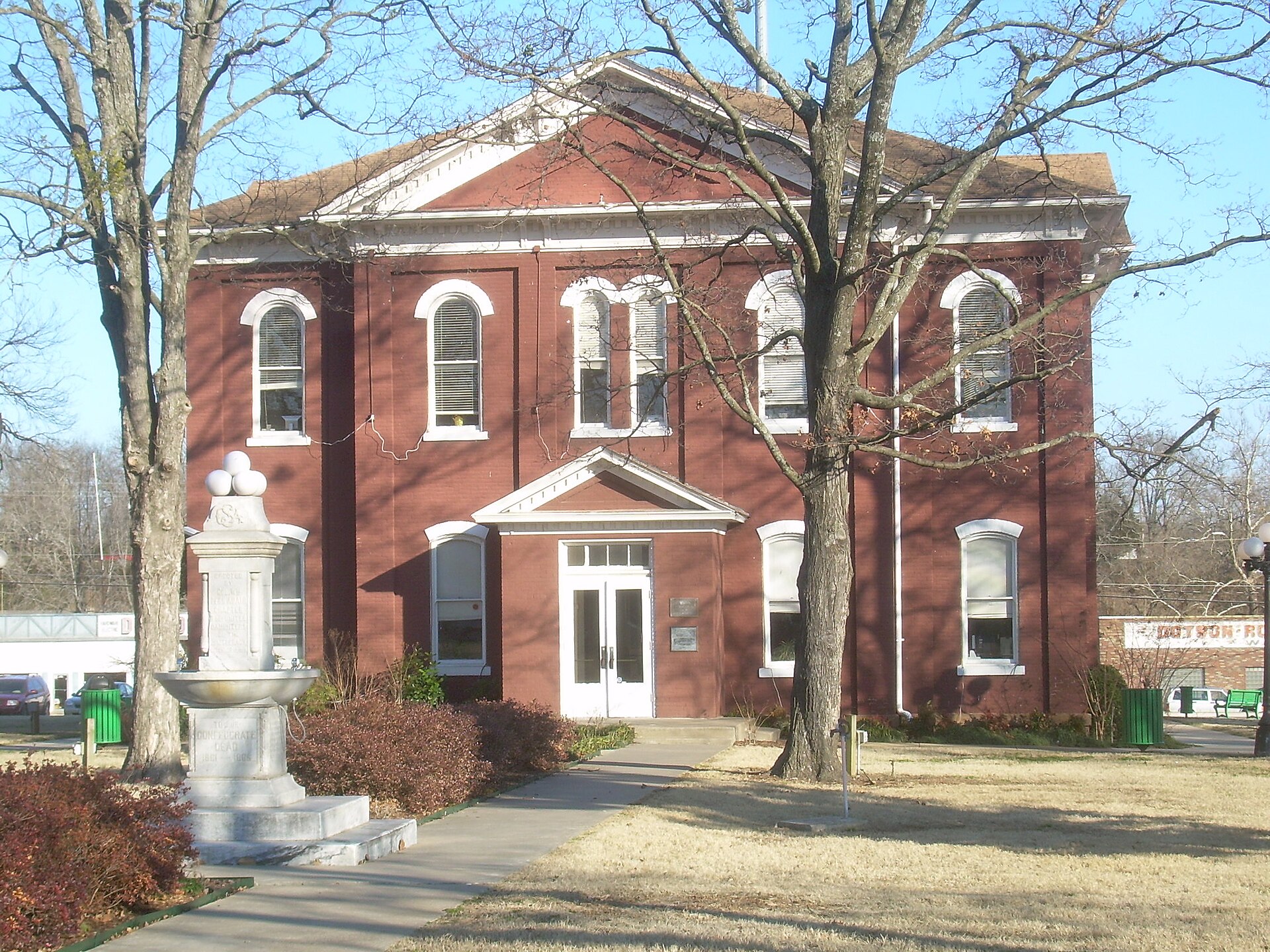 The red-brick Cherokee National Capitol in Tahlequah, Oklahoma