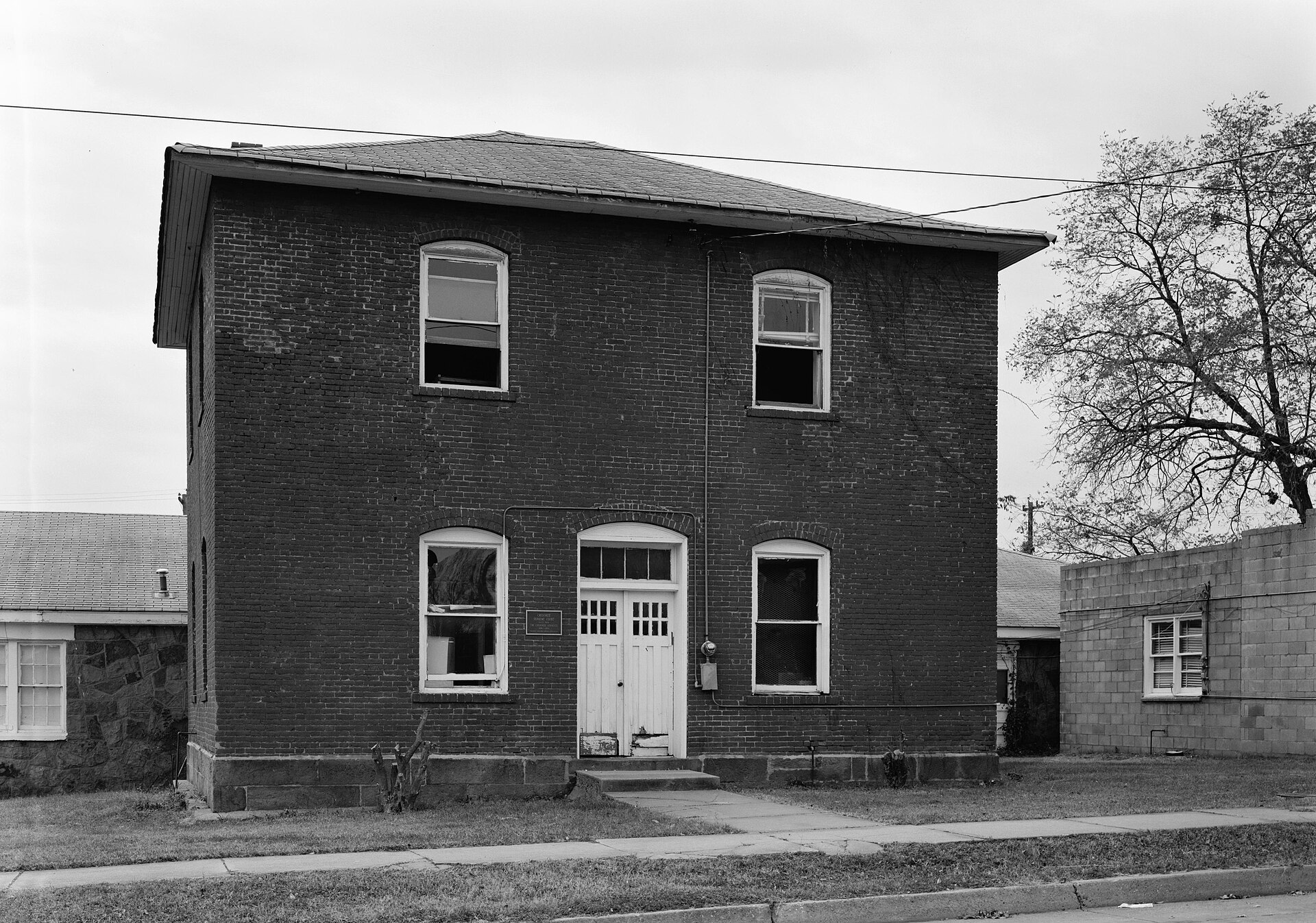 The historic Cherokee Supreme Court Building in Tahlequah, Oklahoma