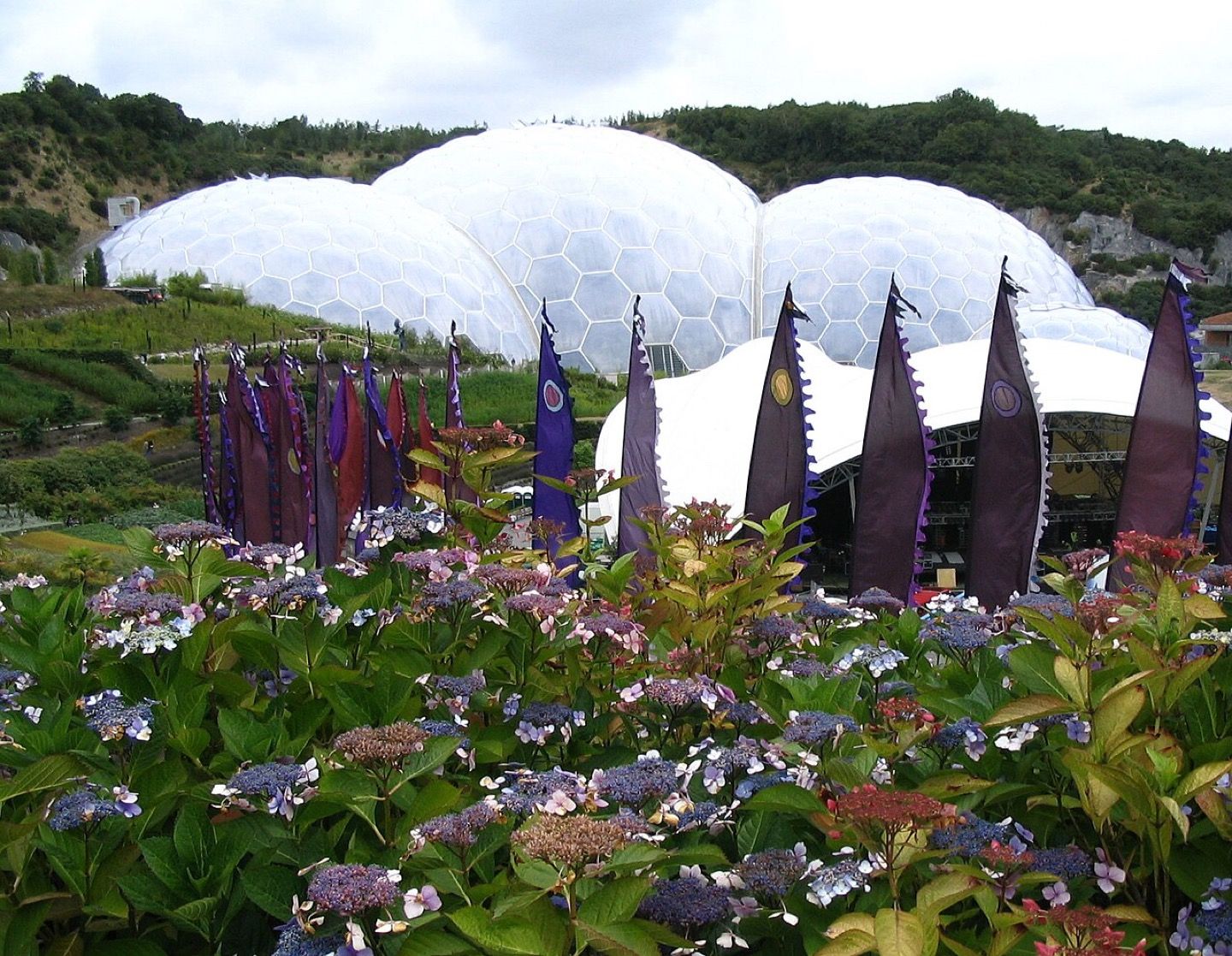 The biomes of the Eden Project