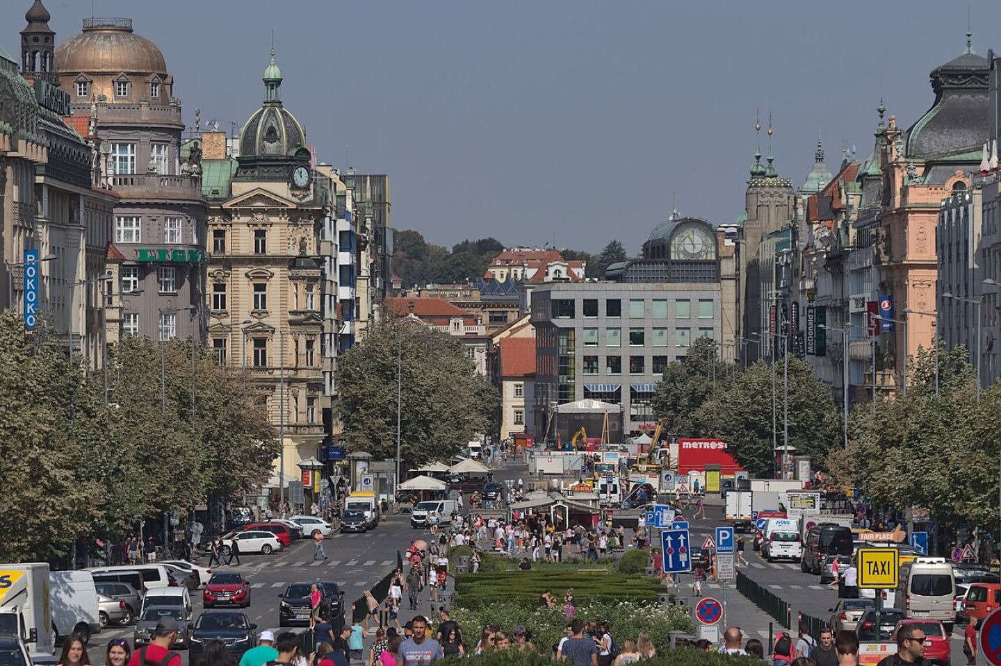 Wenceslas Square in Prague
