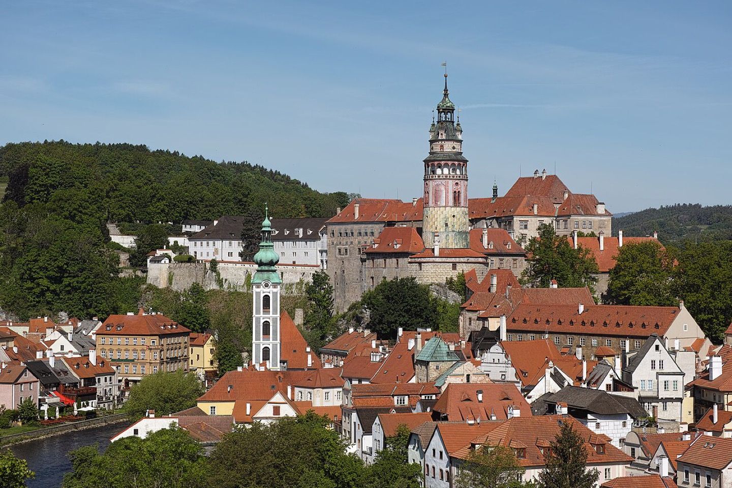 The old town of Český Krumlov