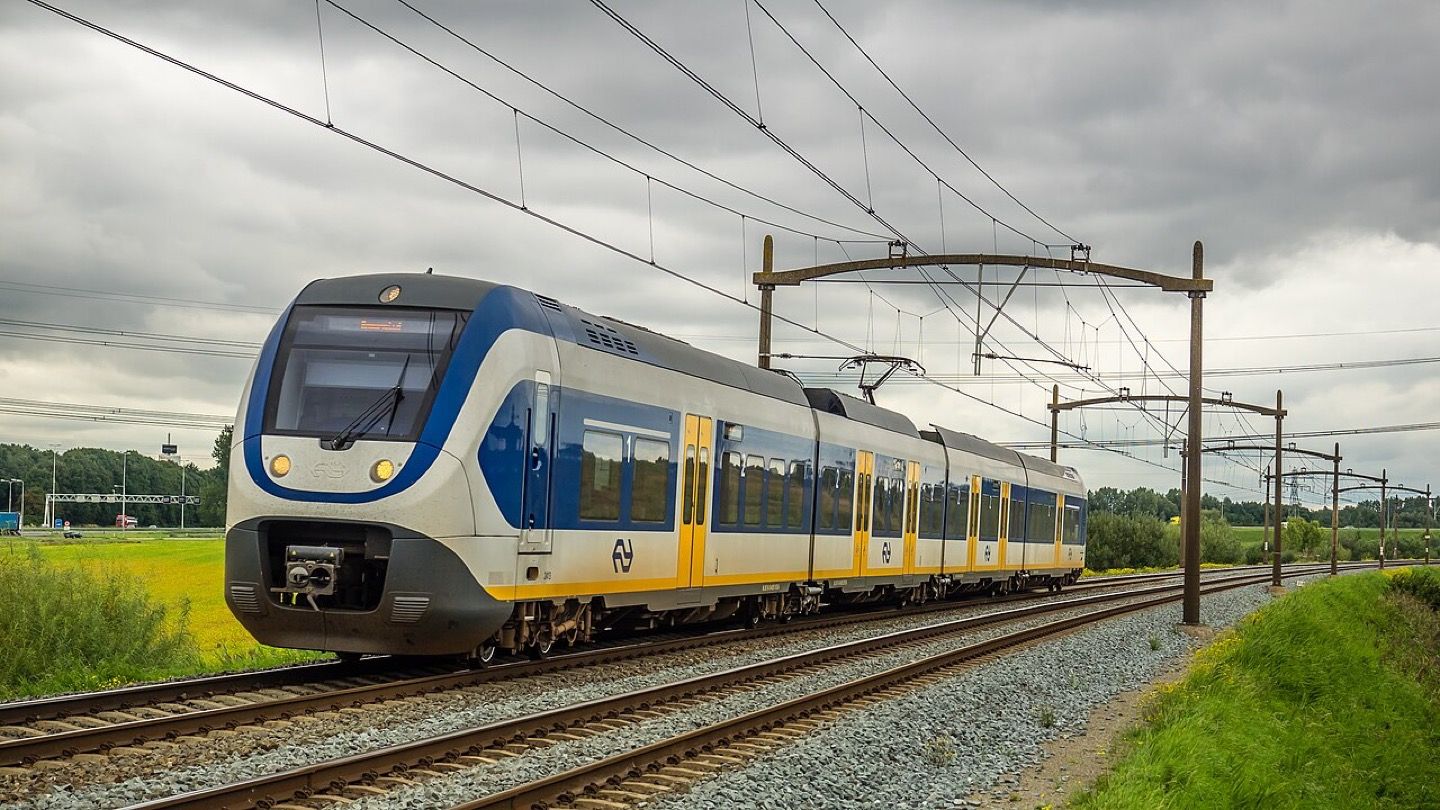 A Dutch passenger train