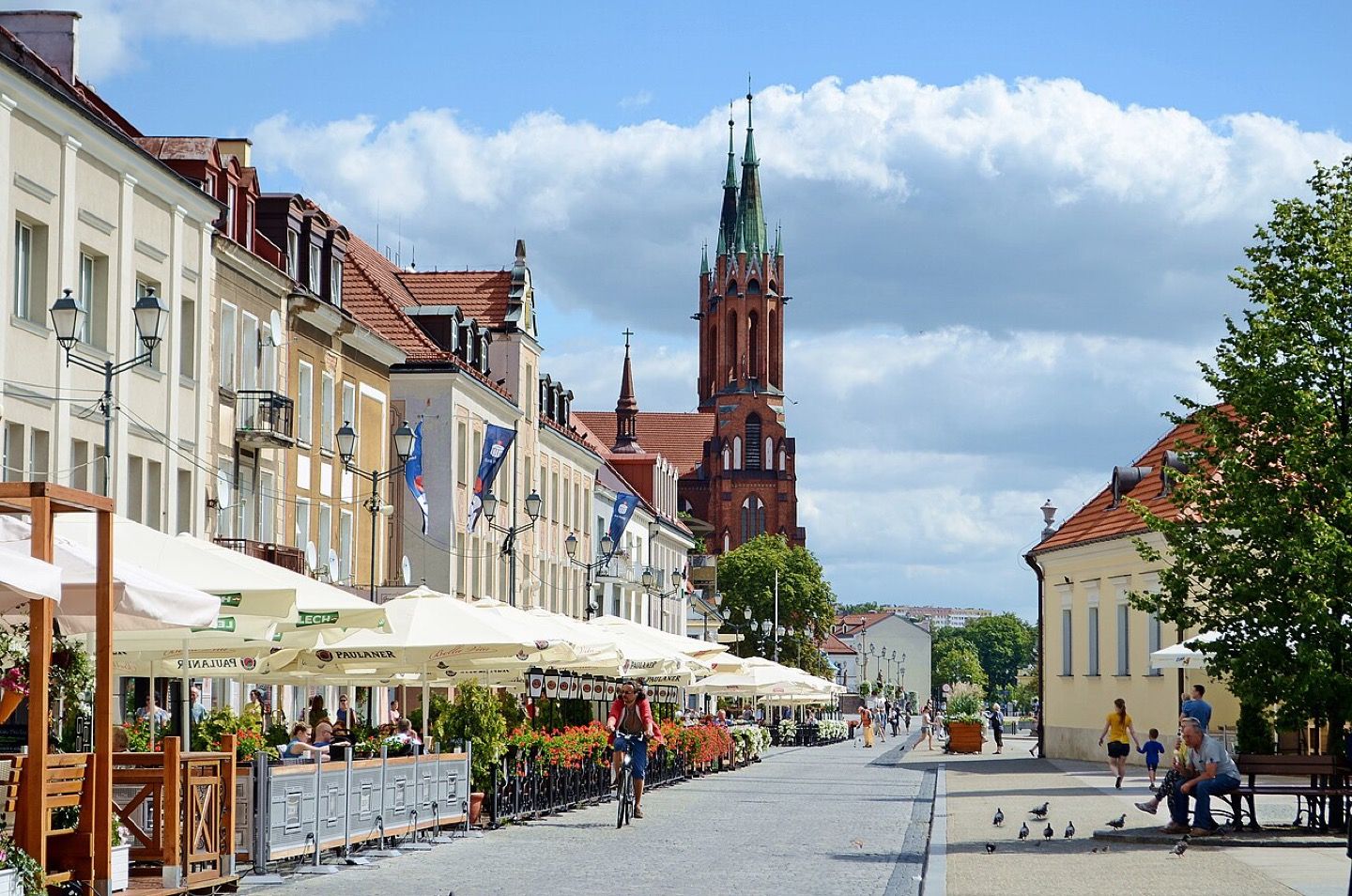 The basilica in Białystok, Poland, the birthplace of Esperanto’s creator