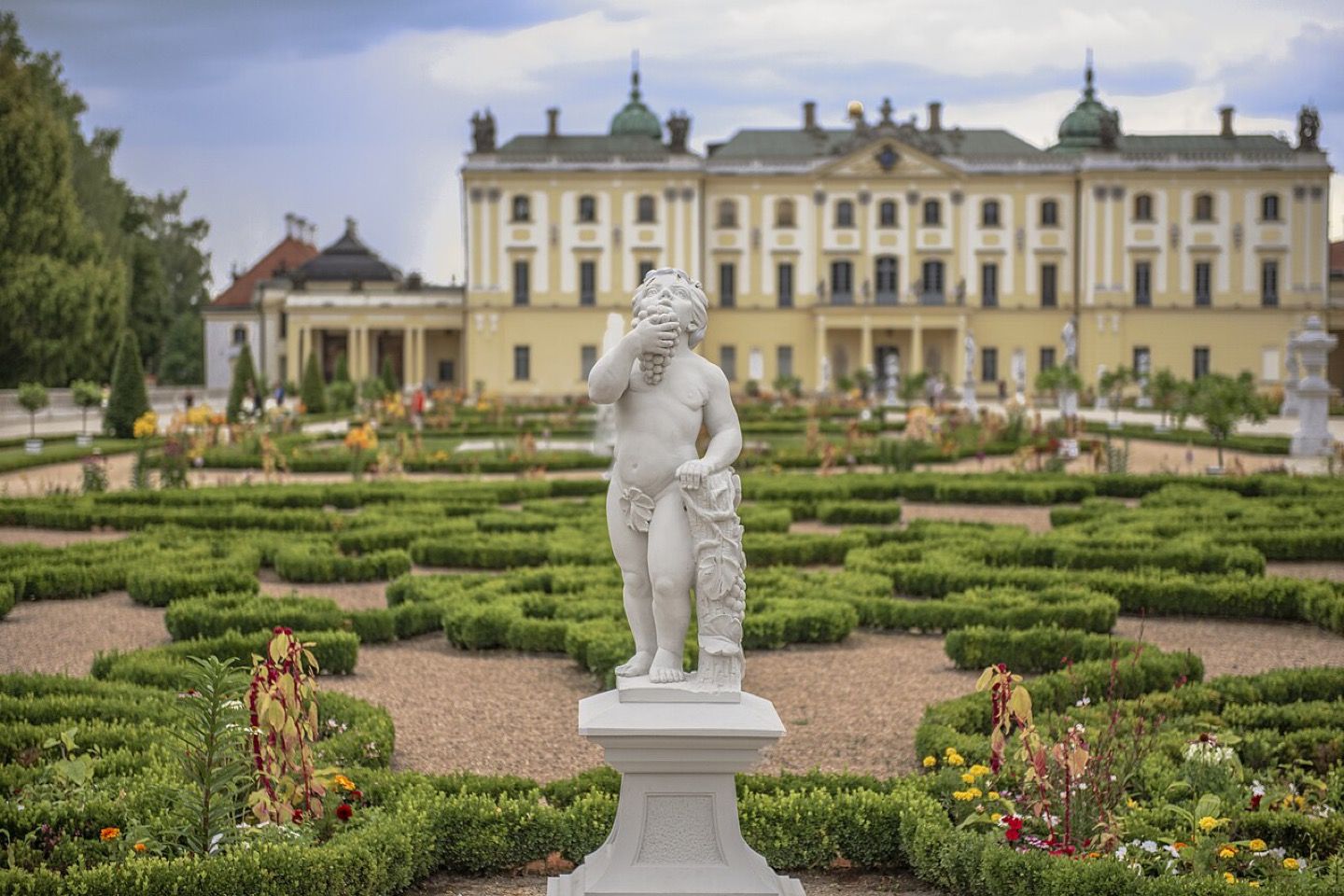 The gardens of Branicki Palace, Poland, the birthplace of Esperanto’s creator