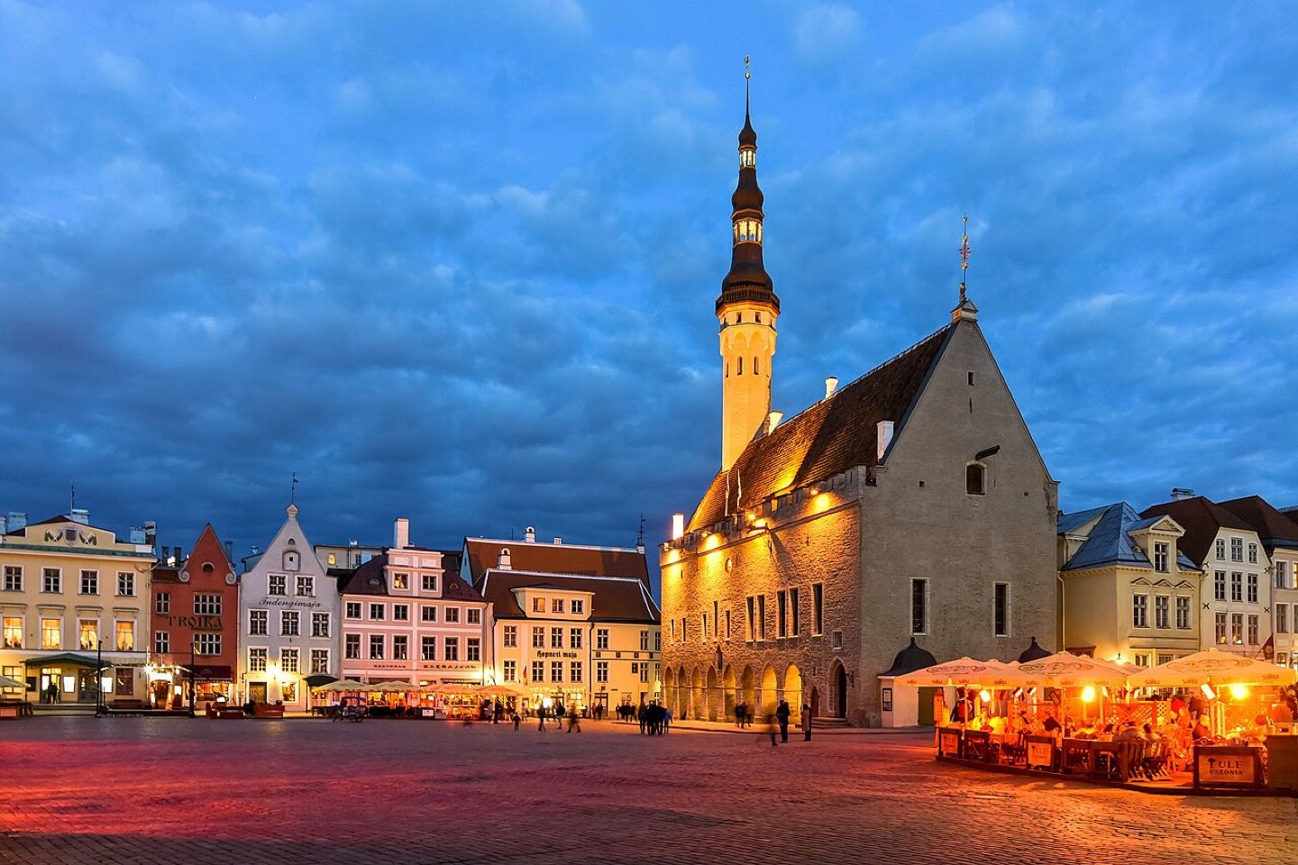 Raekoja plats, the town hall square in the old town of Tallinn