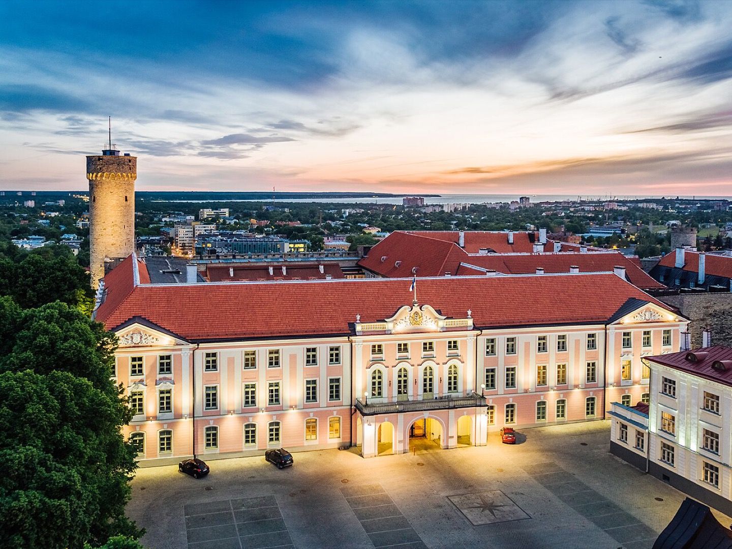 The Estonian Parliament in Tallinn