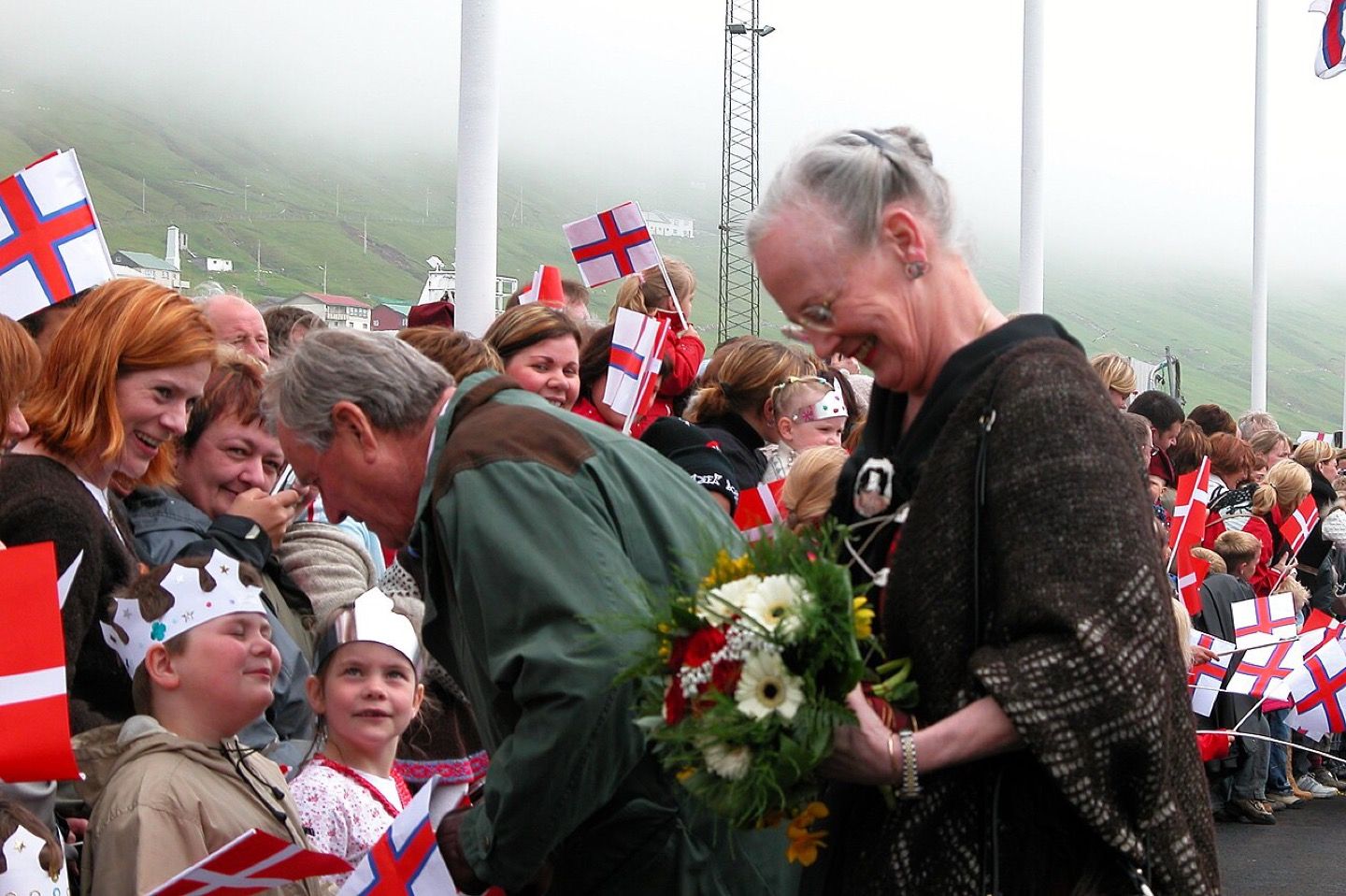 A royal visit to Vágur in the Faroe Islands