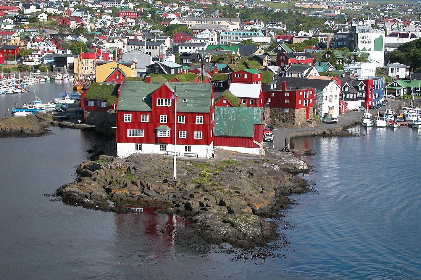 The buildings of Tinganes