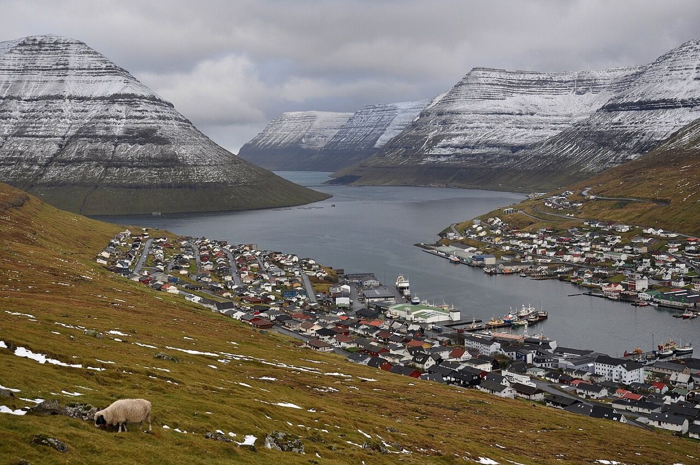 The town of Klaksvík