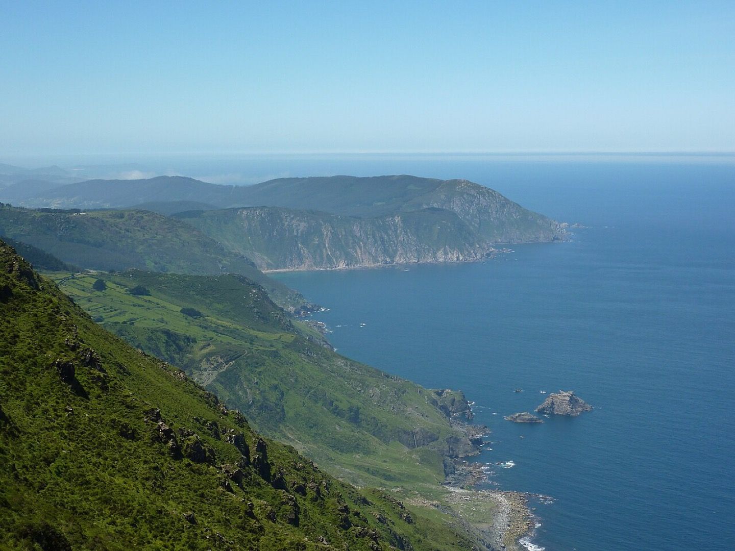 The coast seen from Garita de Herbeira