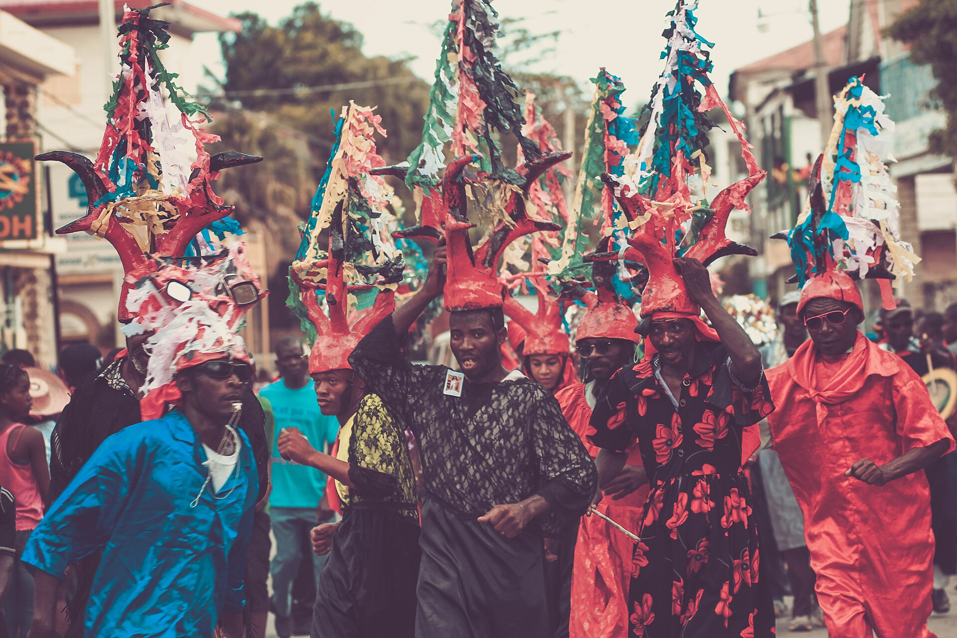 Carnival celebrations in Jacmel, Haiti