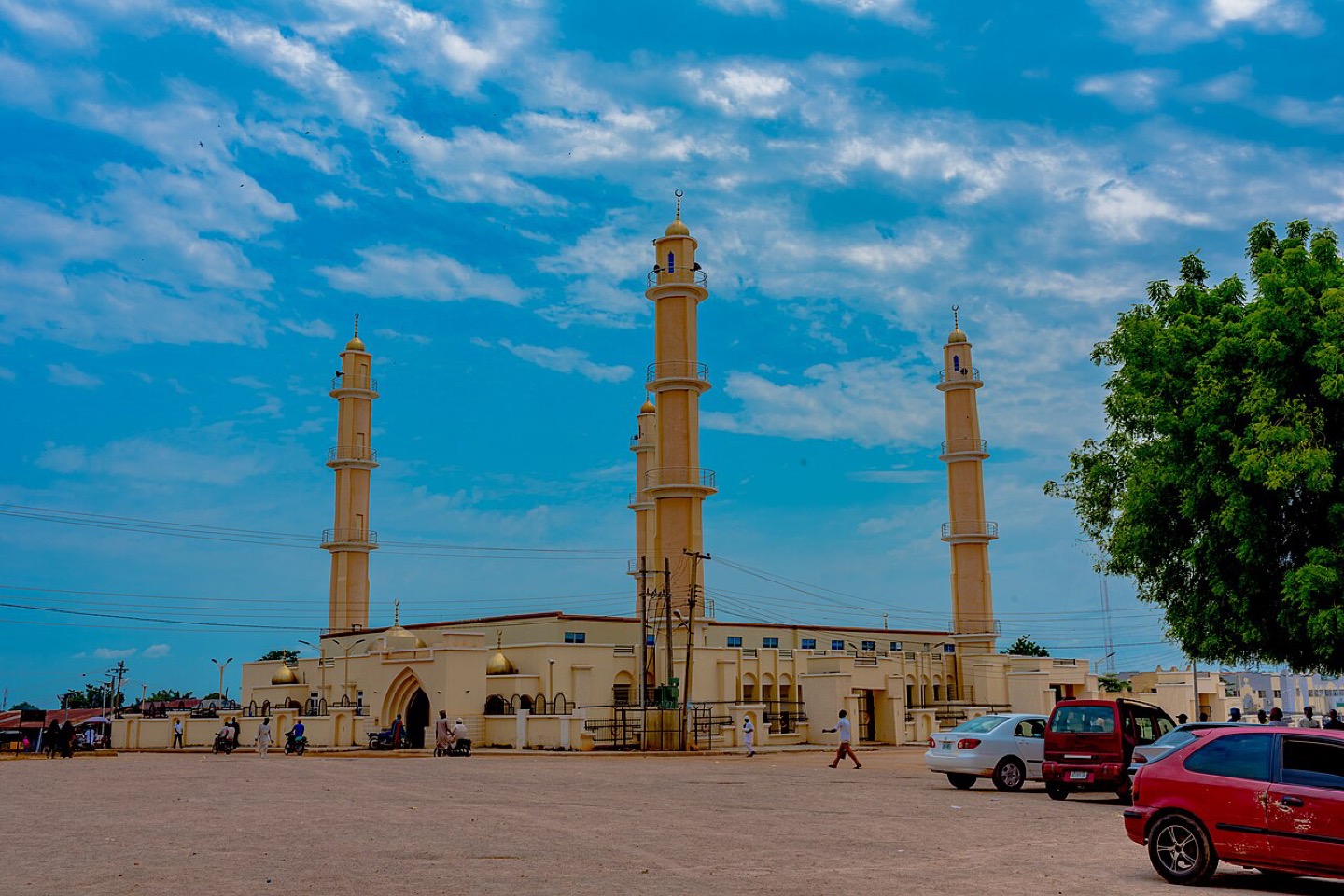The central mosque in Zaria, Nigeria