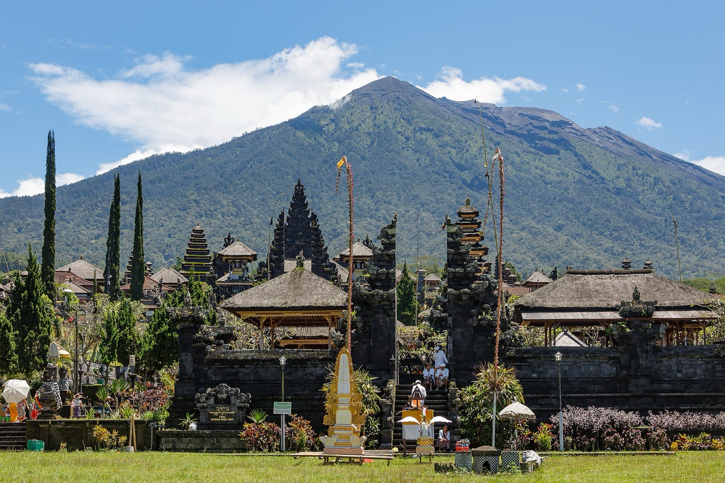 The temple complex of Pura Besakih in Bali, Indonesia