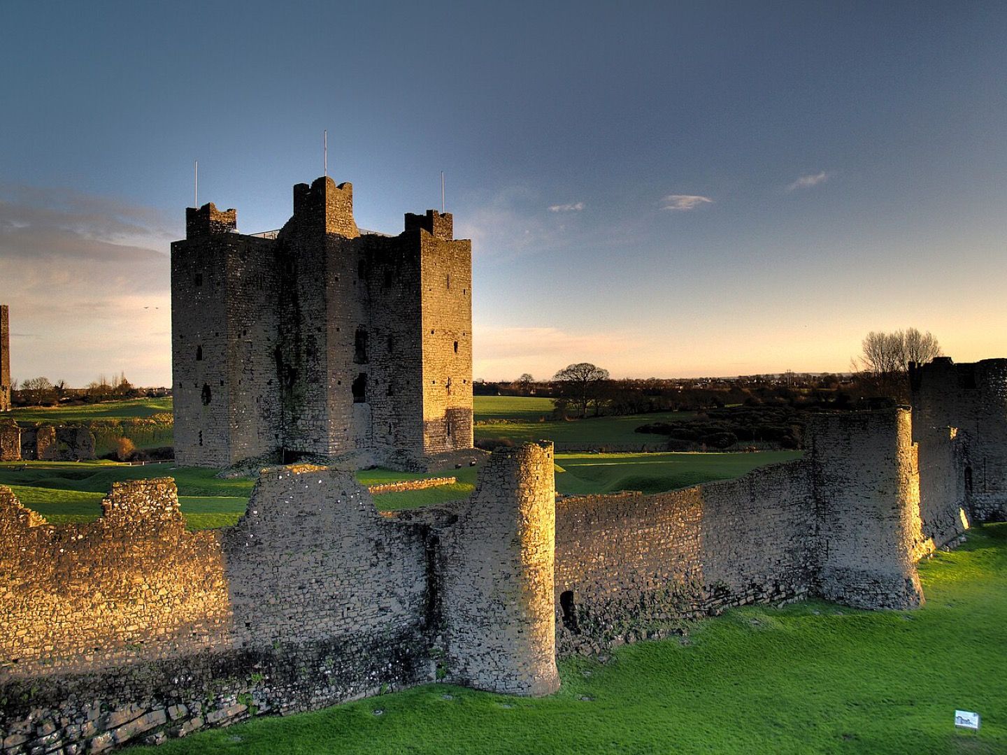 Trim Castle at sunrise