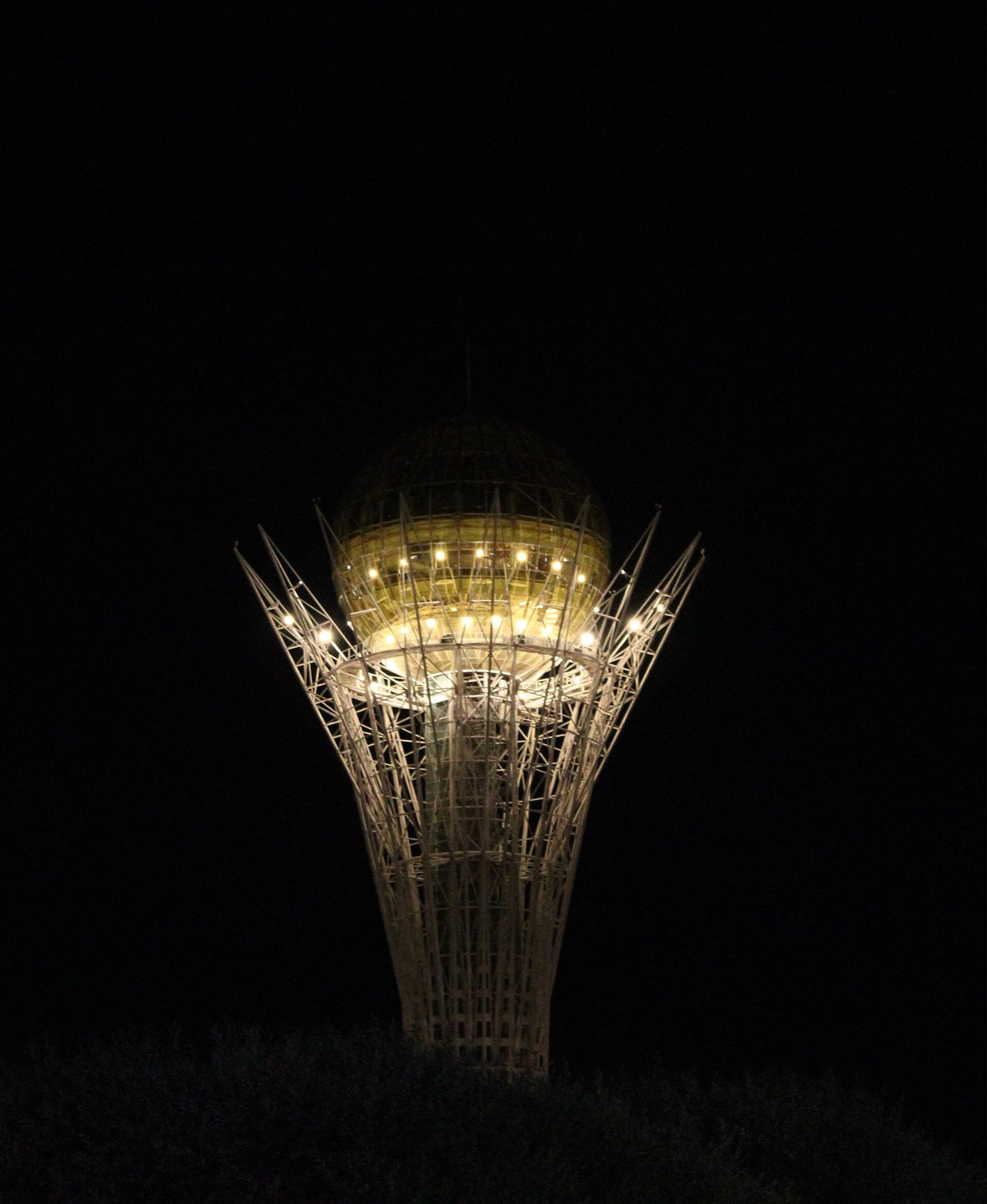 The Baiterek Tower in Astana, Kazakhstan