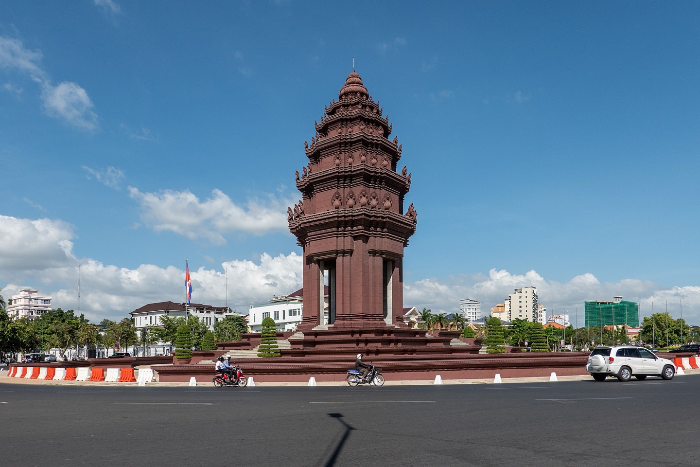The Independence Monument in Phnom Penh, Cambodia